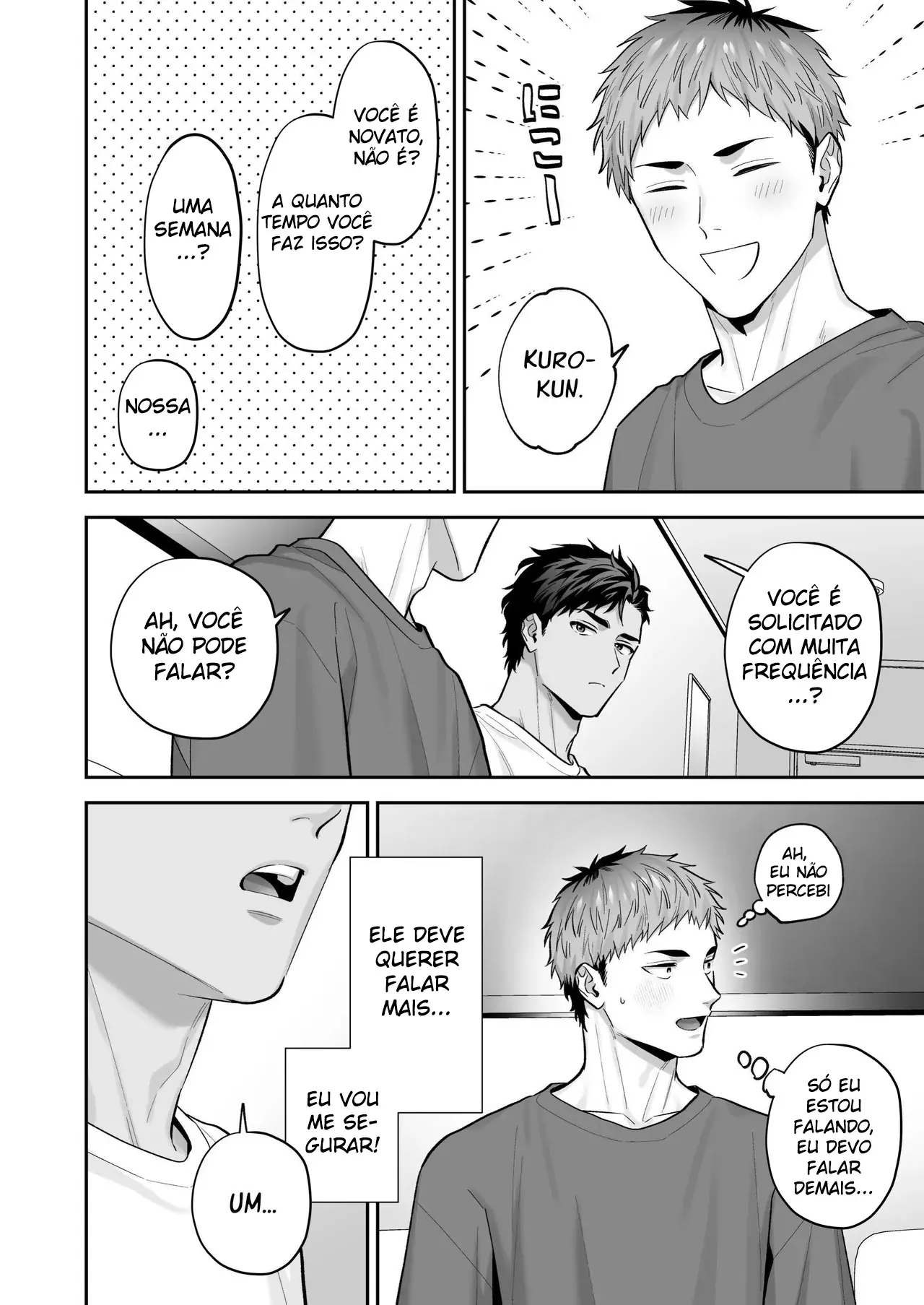 Pedindo Peitos de Homem: Transando com o Masoquista Kuro-kun Enquanto Aperto Seus Mamilos Sensíveis Hentai – Página 7