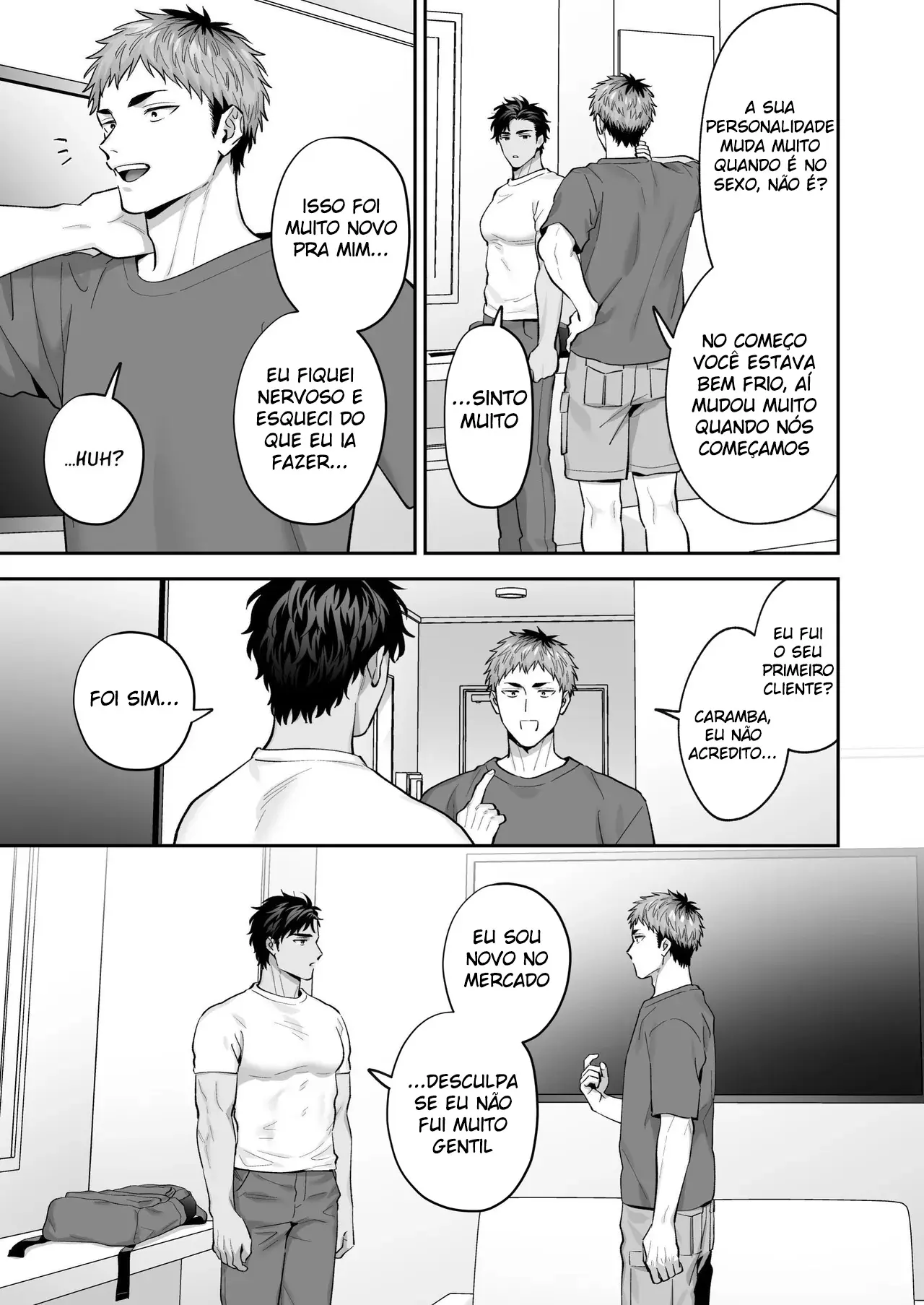 Pedindo Peitos de Homem: Transando com o Masoquista Kuro-kun Enquanto Aperto Seus Mamilos Sensíveis Hentai – Página 84