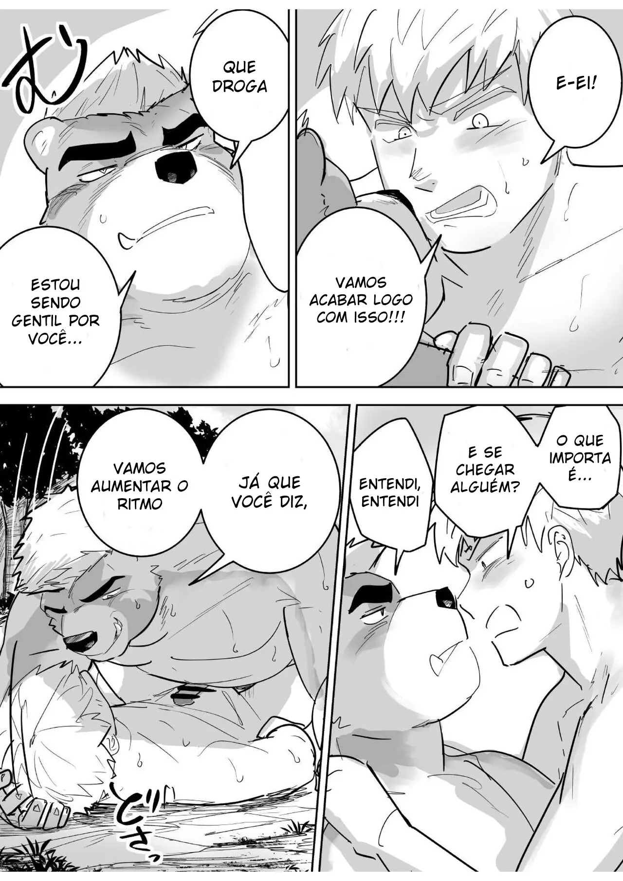 Pelado Com o Parceiro – Fera Desengonçada nas Fontes Termais Hentai – Página 11