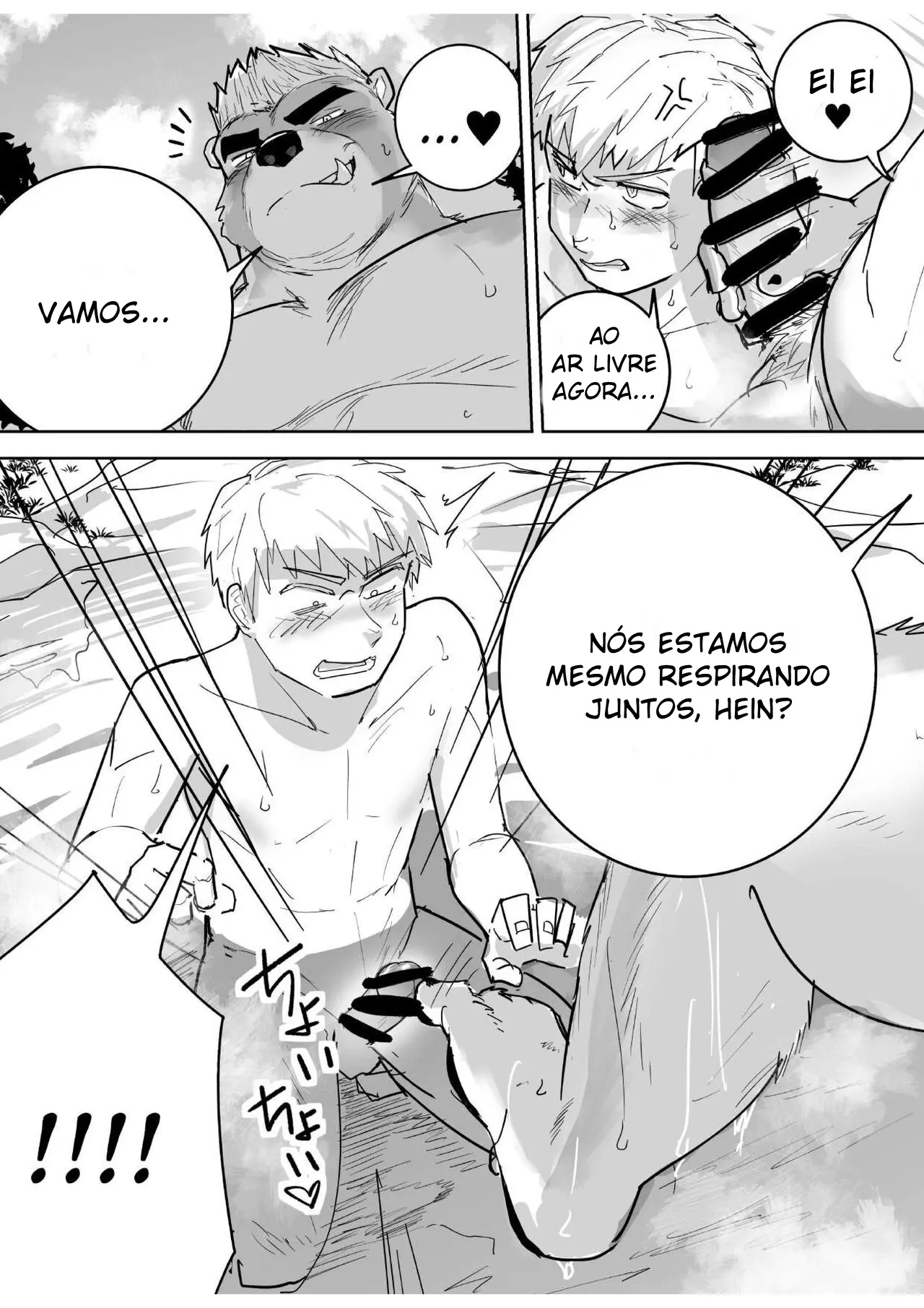 Pelado Com o Parceiro – Fera Desengonçada nas Fontes Termais Hentai – Página 5