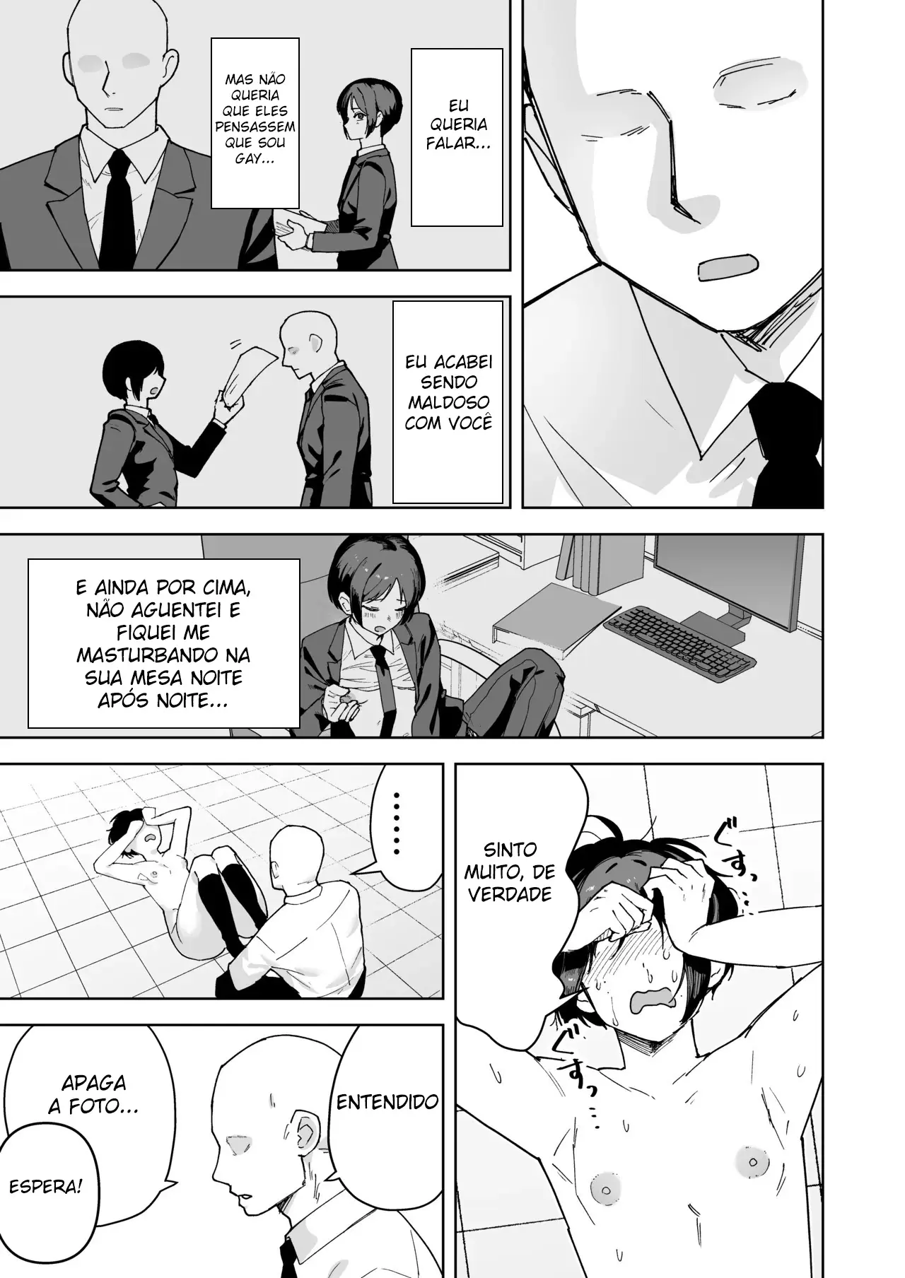 Porquê o Chefe Bonito Que Me Assediava Estava Fazendo Masturbação Anal na Minha Cadeira, Me Aproveitei Pra Fazer Várias Safadezas Com Ele! Hentai – Página 37 Porquê o Chefe Bonito Que Me Assediava Estava Fazendo Masturbação Anal na Minha Cadeira, Me Aproveitei Pra Fazer Várias Safadezas Com Ele! Hentai – Página 37