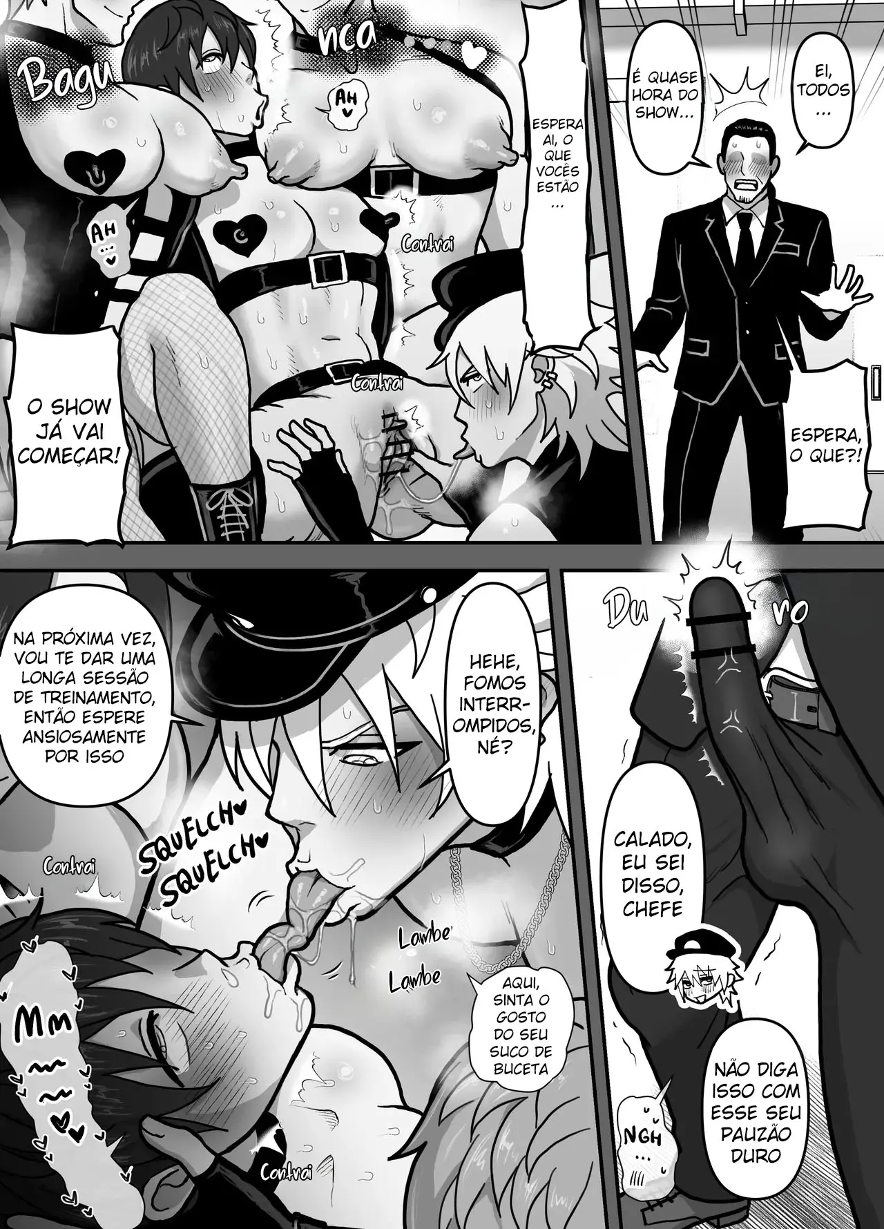 Primeira Vez Em um Strip Club de Cuntboys Hentai – Página 13