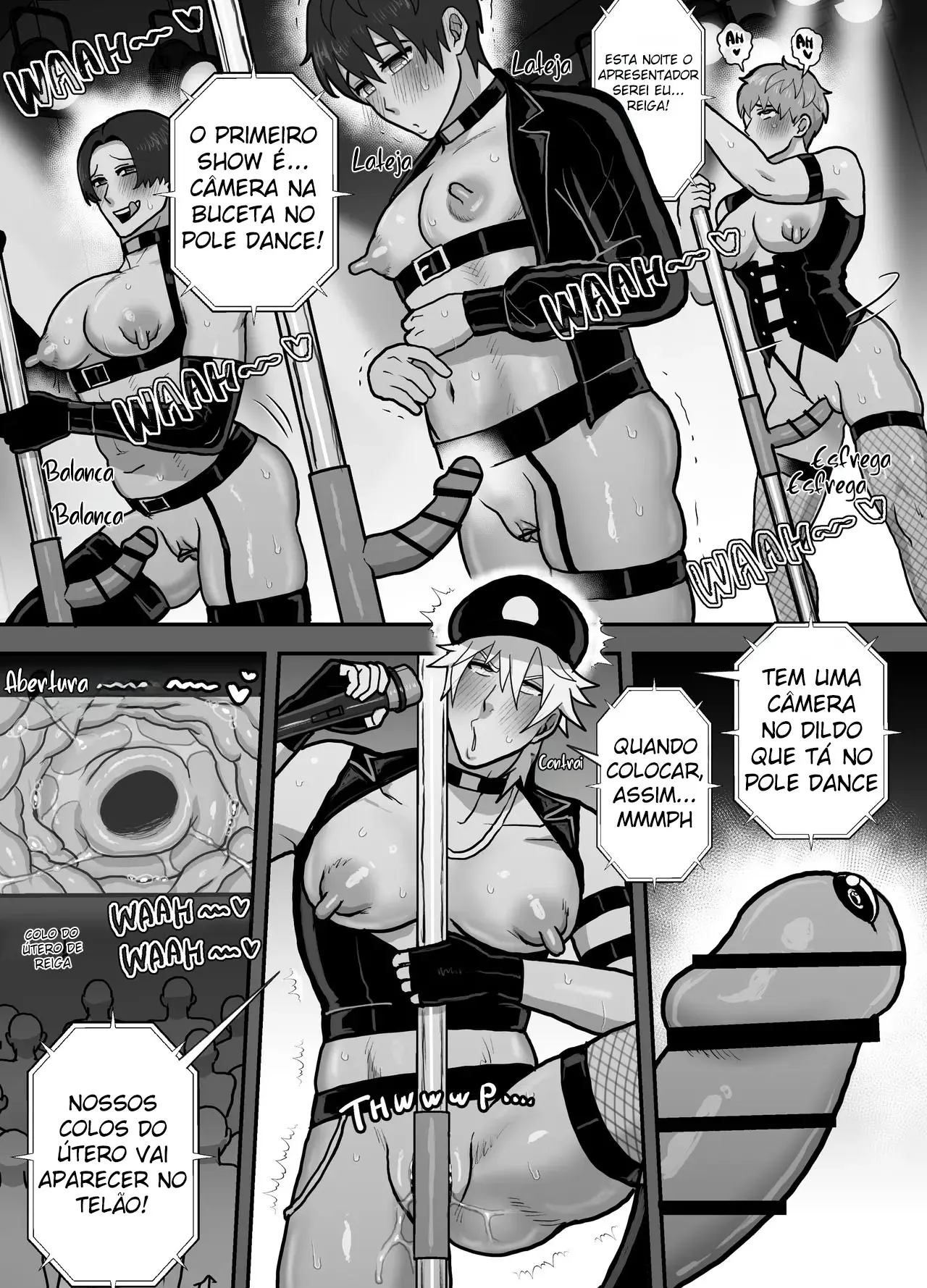 Primeira Vez Em um Strip Club de Cuntboys Hentai – Página 23