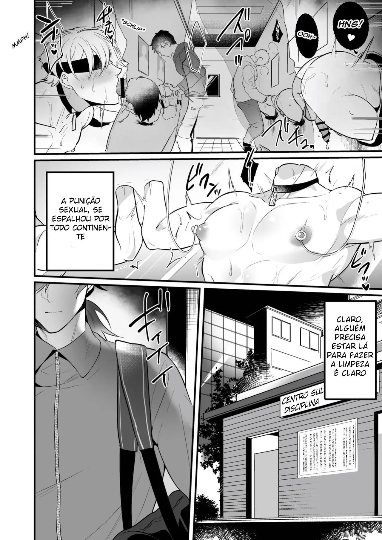 Punição Sexual ~ O Zelador e os Rabos Na Parede ~ Hentai – Página 12