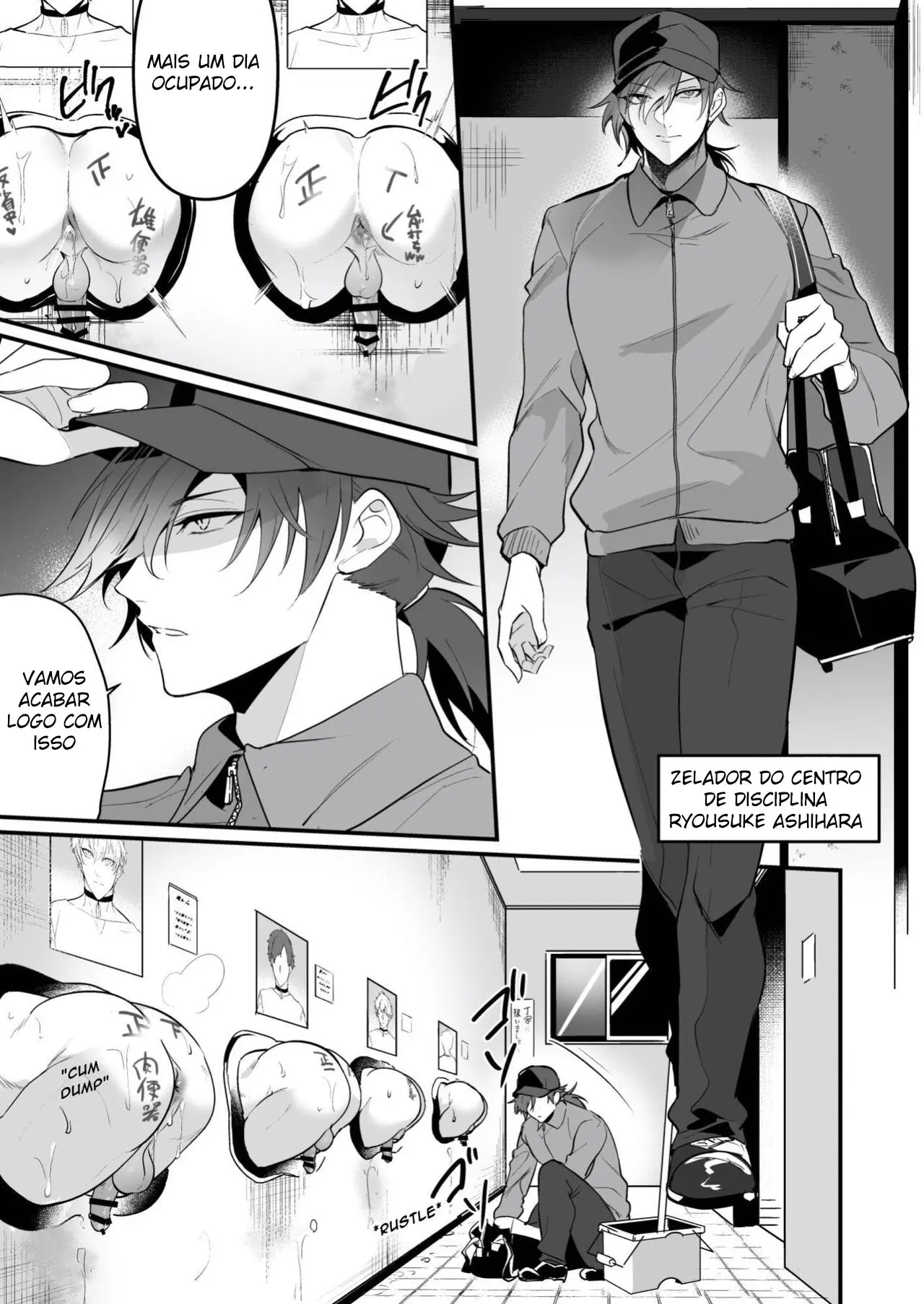 Punição Sexual ~ O Zelador e os Rabos Na Parede ~ Hentai – Página 13