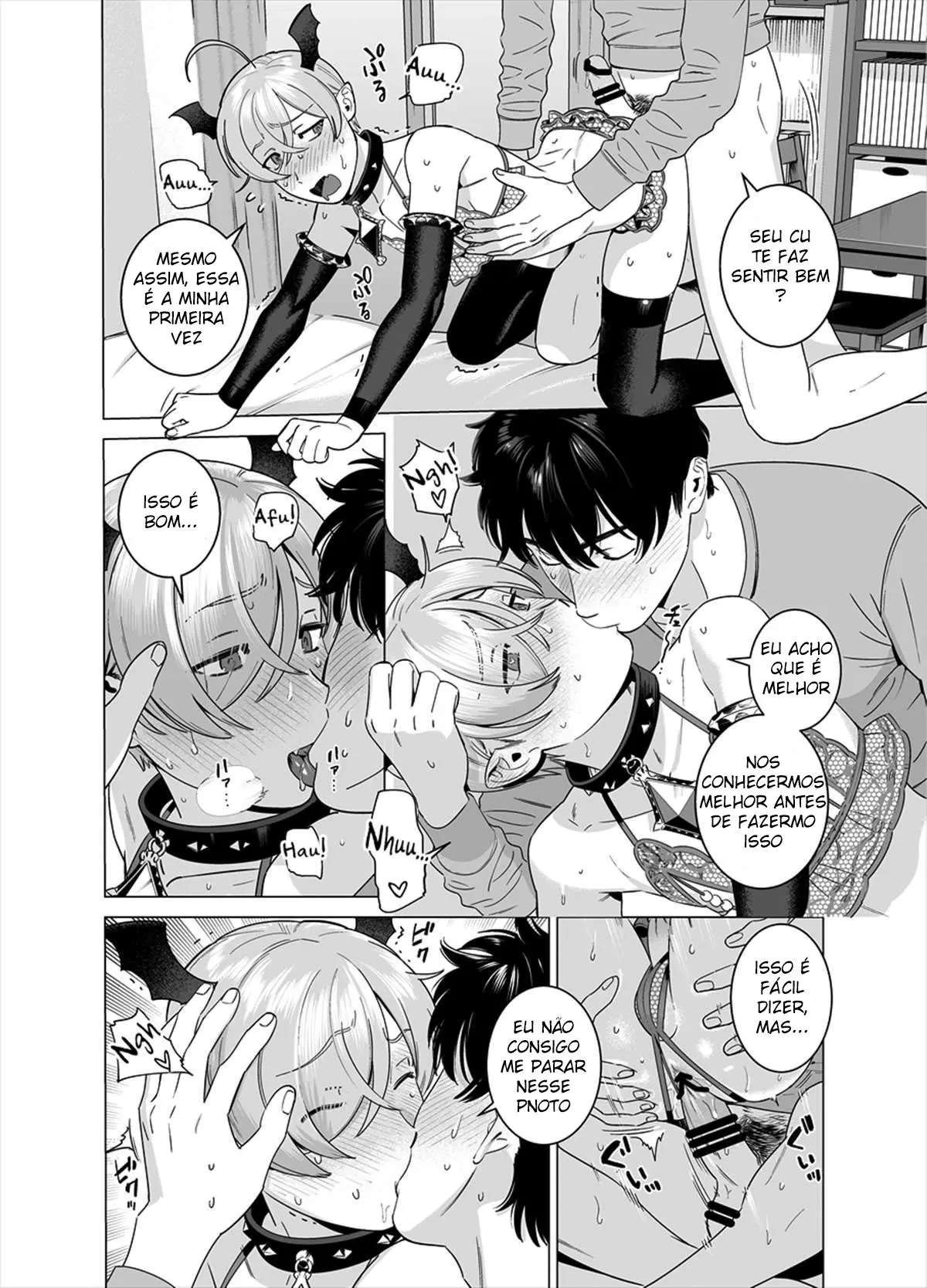 Punipuni ni Minarai Inma Otokonoko x Incubus-kun Hentai – Página 13