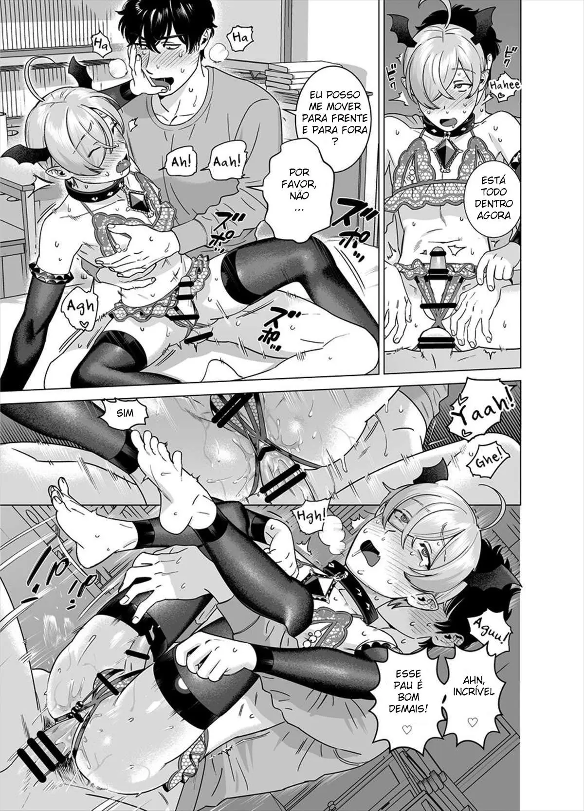 Punipuni ni Minarai Inma Otokonoko x Incubus-kun Hentai – Página 16