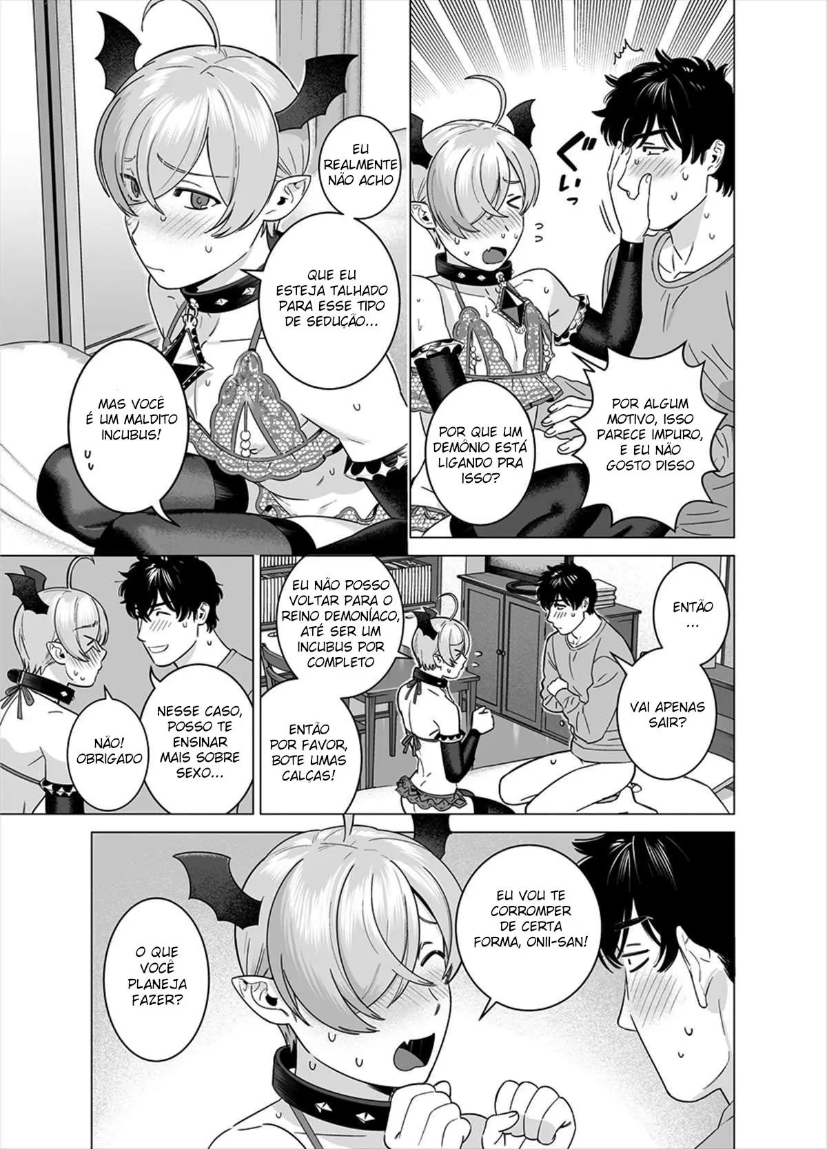 Punipuni ni Minarai Inma Otokonoko x Incubus-kun Hentai – Página 24