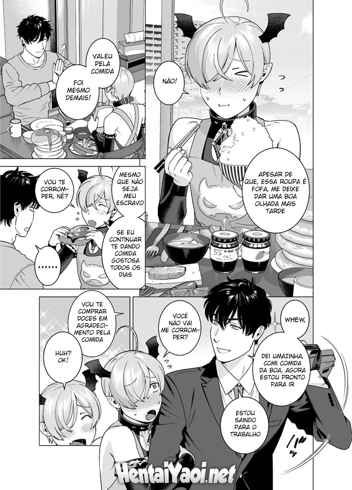 Punipuni ni Minarai Inma Otokonoko x Incubus-kun Hentai – Página 26