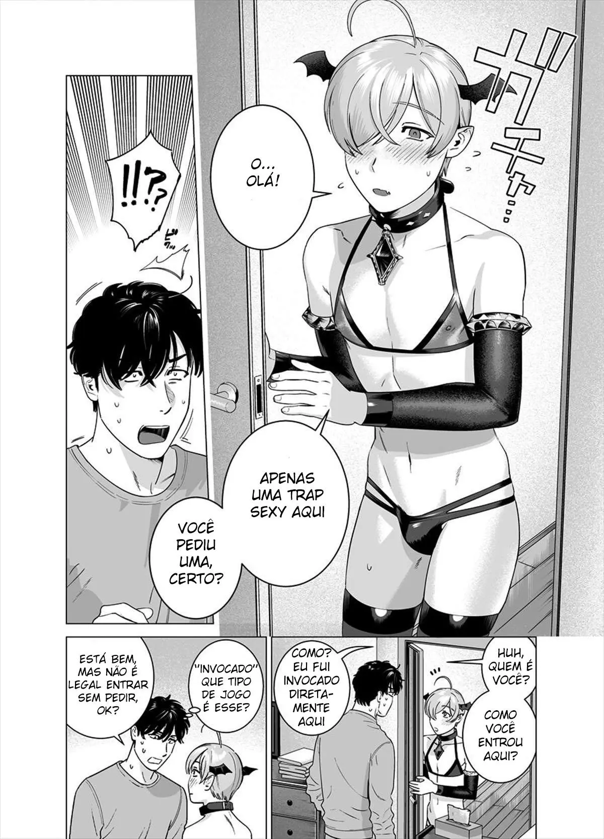 Punipuni ni Minarai Inma Otokonoko x Incubus-kun Hentai – Página 3
