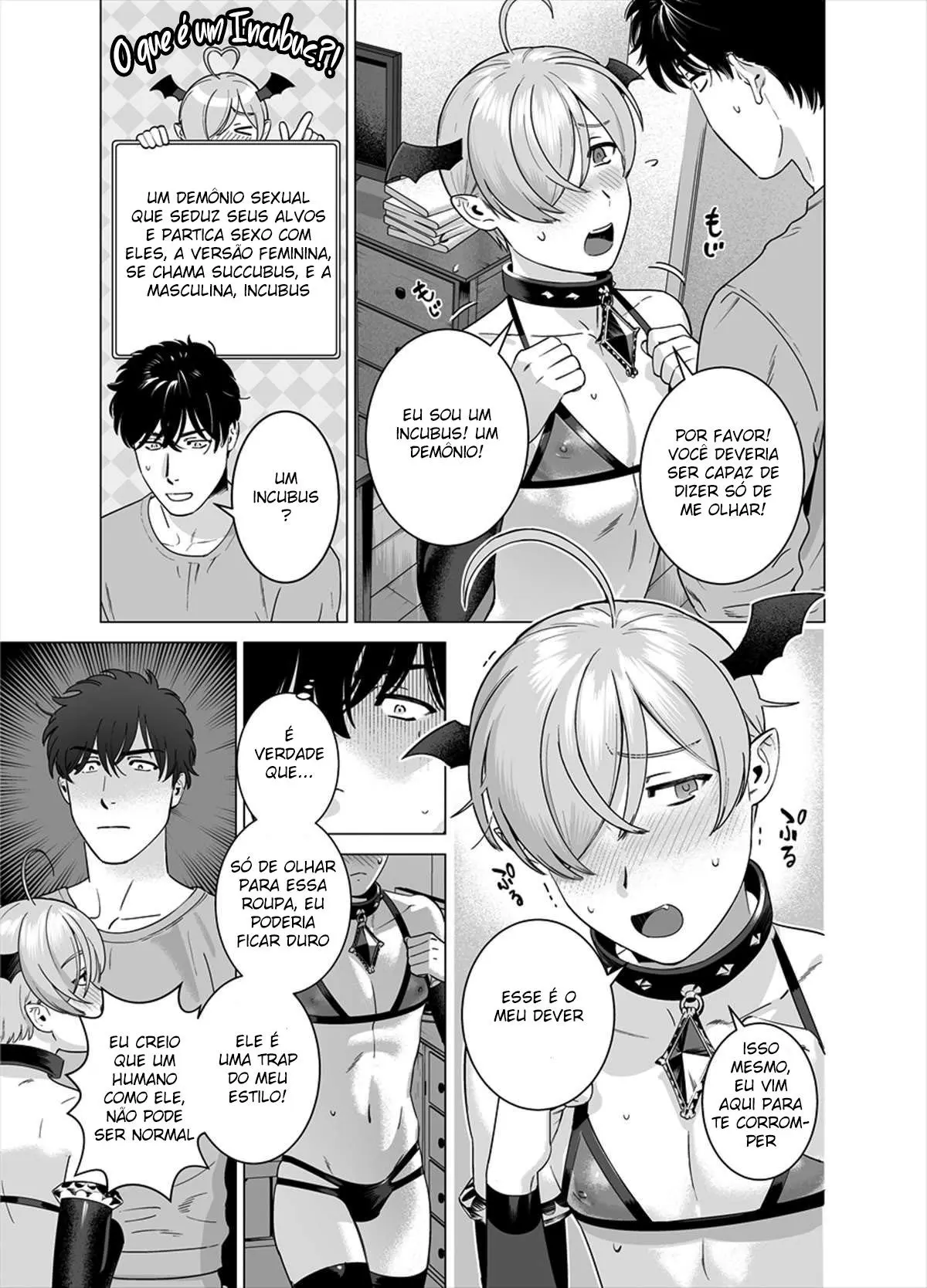 Punipuni ni Minarai Inma Otokonoko x Incubus-kun Hentai – Página 4