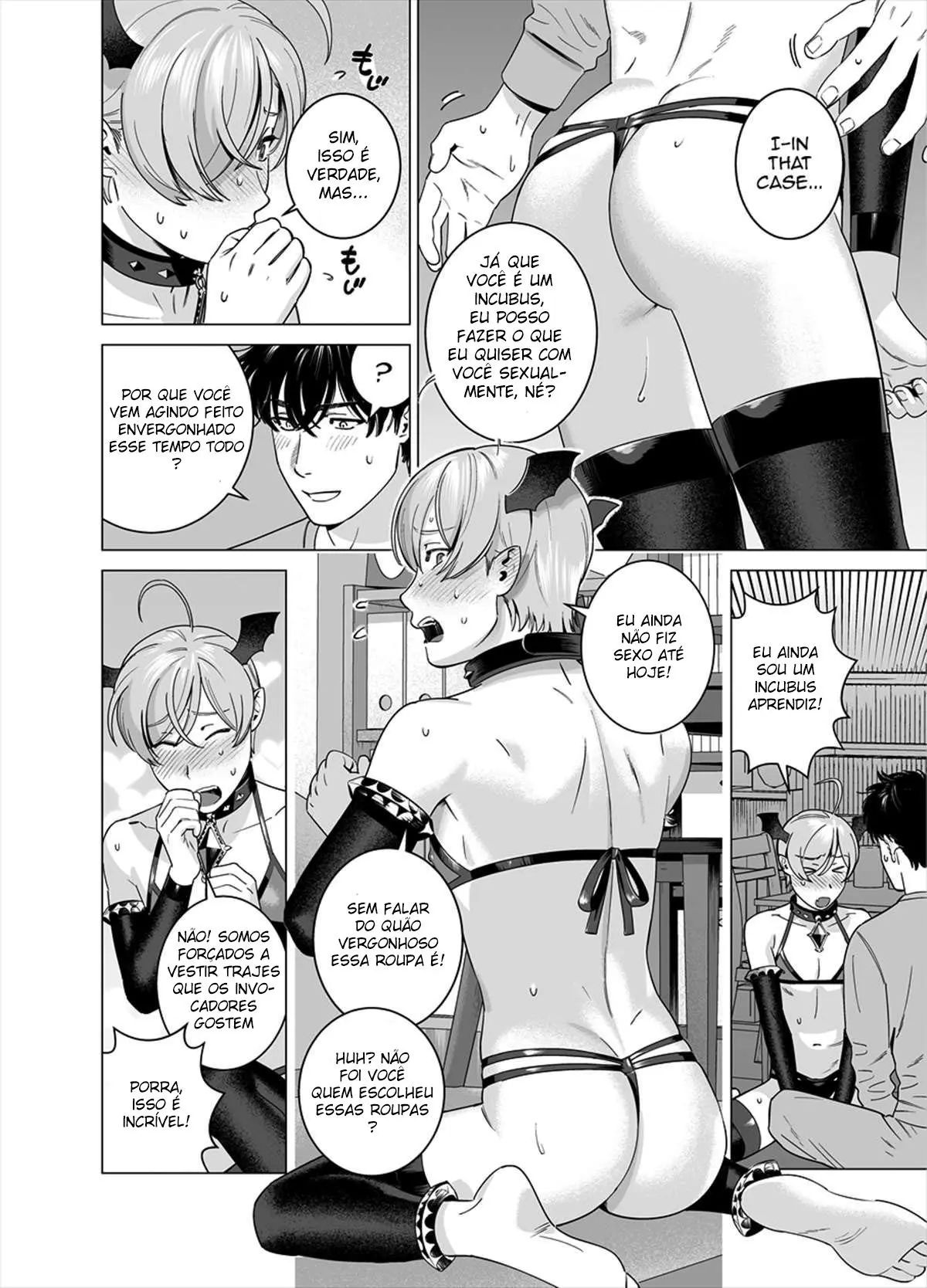 Punipuni ni Minarai Inma Otokonoko x Incubus-kun Hentai – Página 5