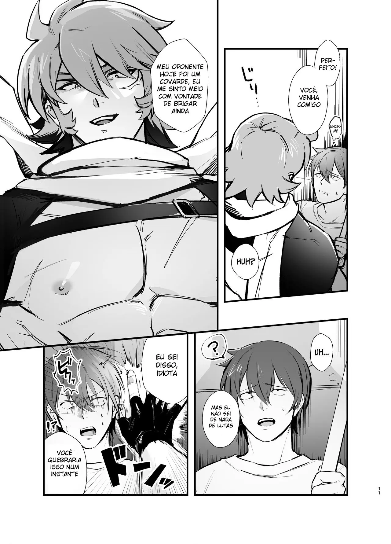 Quem Diria Que Eu Seria Obrigado a Foder a Buceta do Homem Mais Forte… Hentai – Página 9