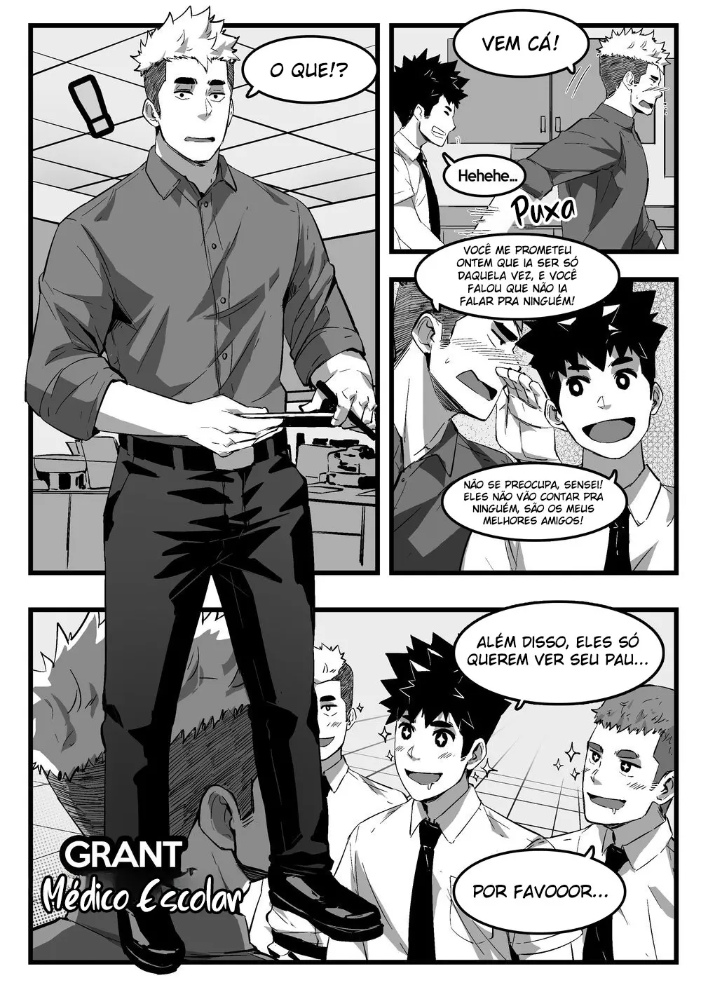 Sensei, Você Pode Mostrar o Seu Pau? Hentai – Página 3