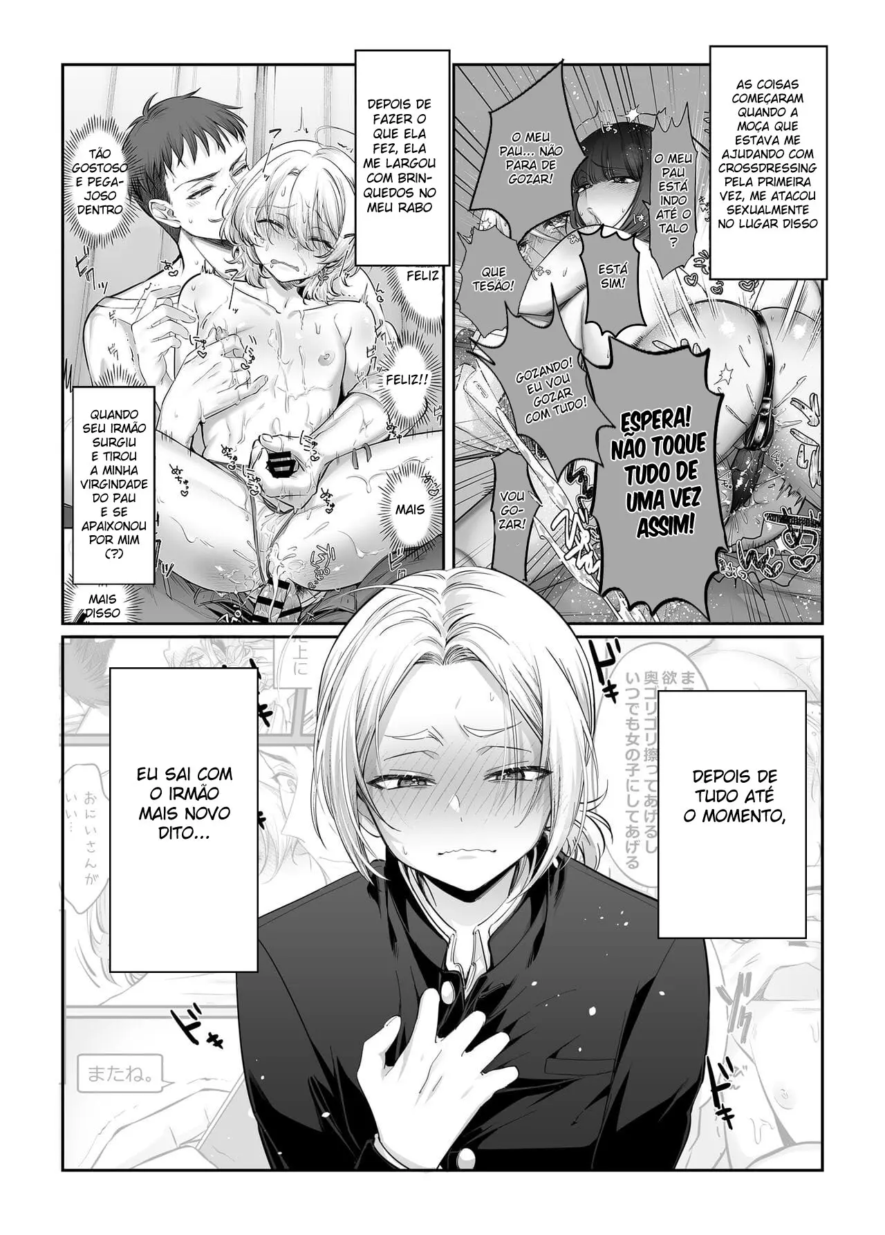 Shoshinsha Josou Danshi ni Osowarete Mita!? Hentai – Página 5