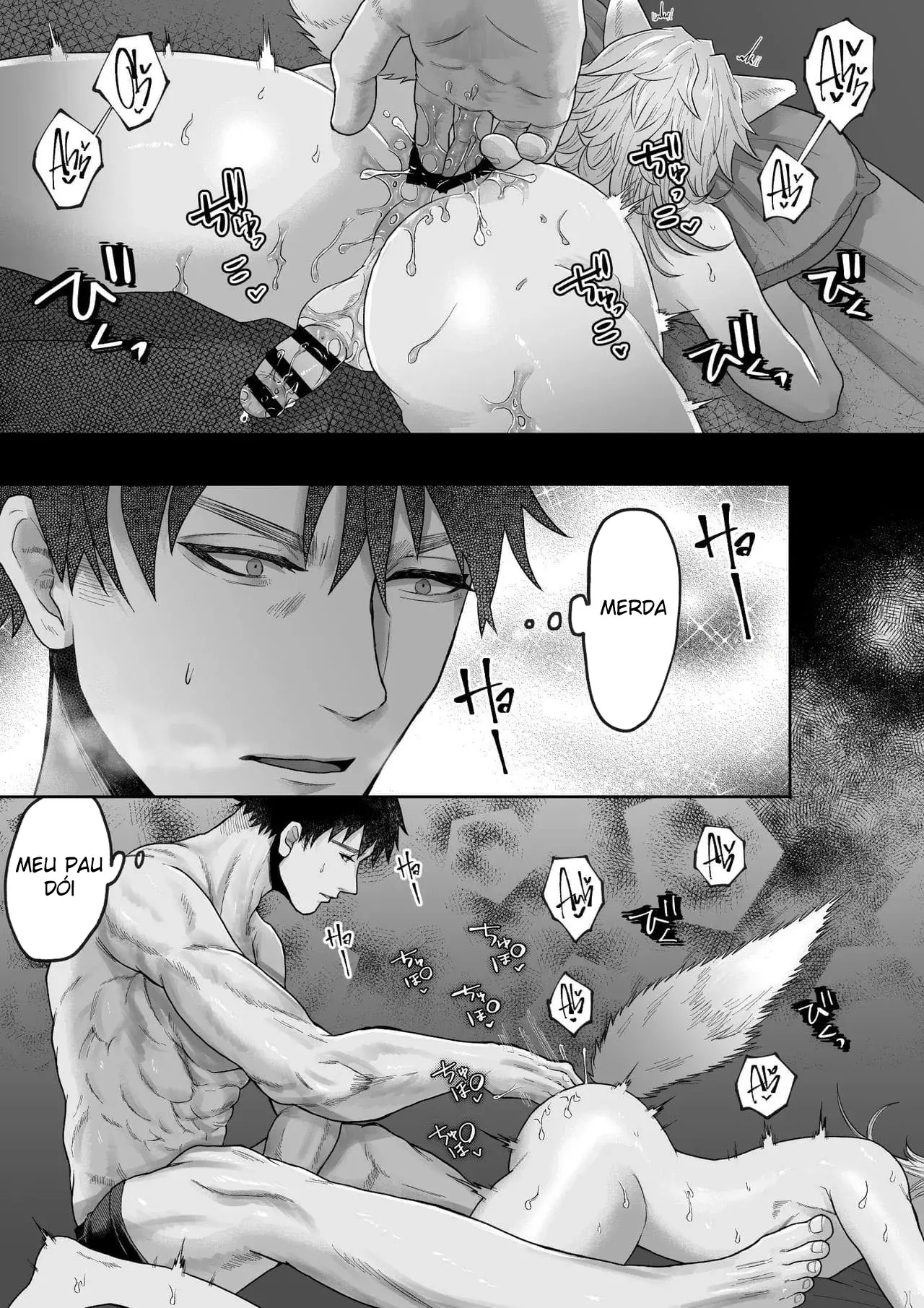 Tem Algo de Estranho Com Meu Cão… Hentai – Página 33