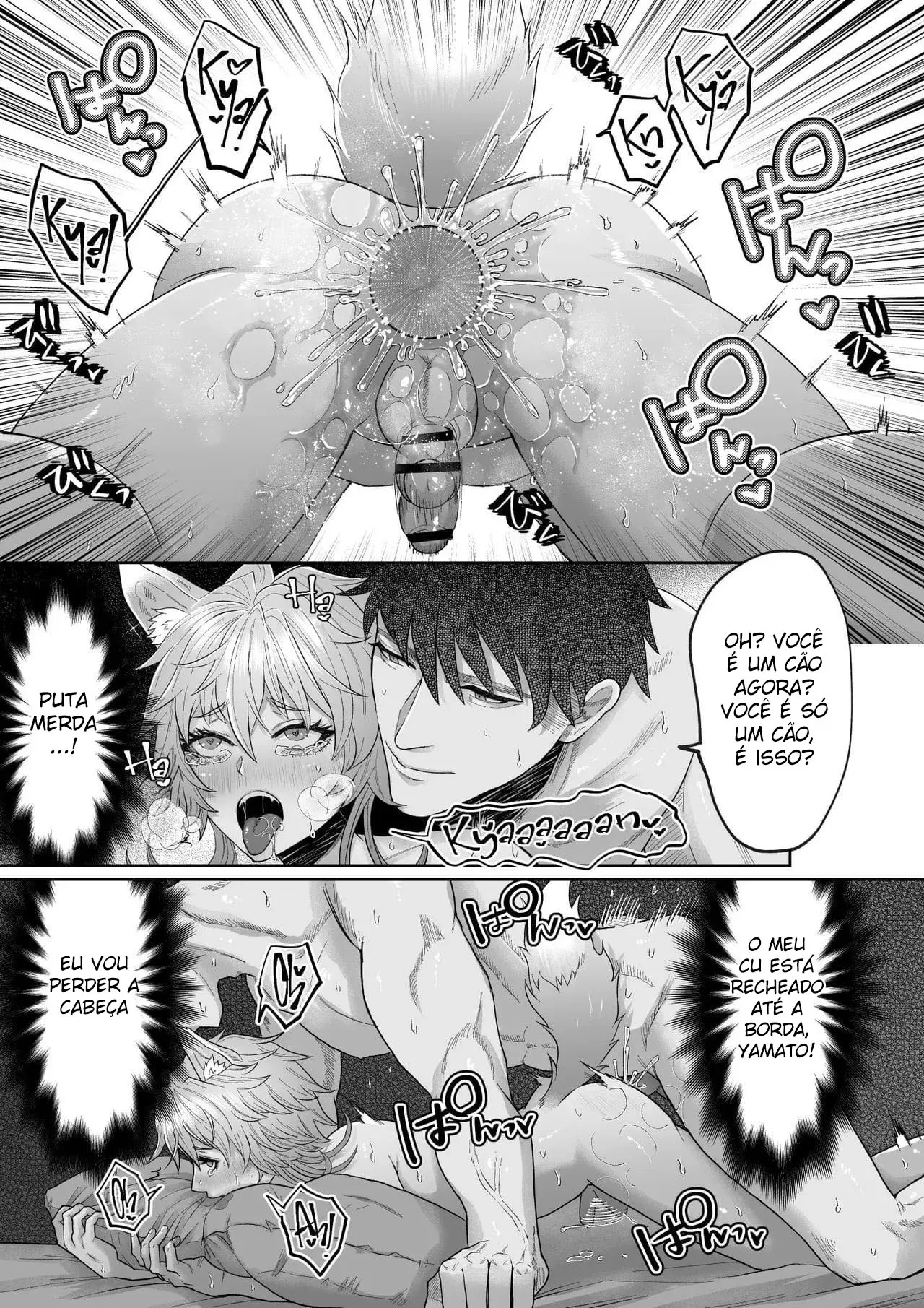 Tem Algo de Estranho Com Meu Cão… Hentai – Página 43