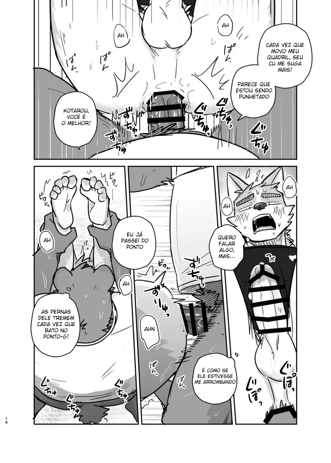 Transando Até A Campainha Tocar Hentai – Página 13