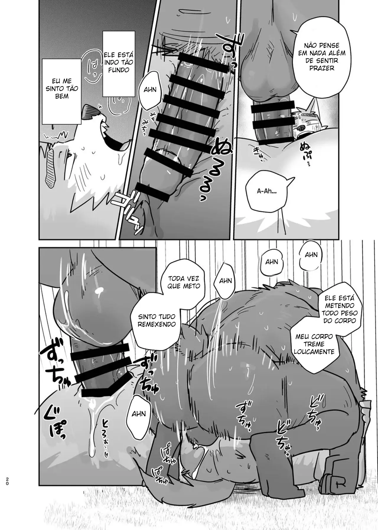 Transando Até A Campainha Tocar Hentai – Página 19