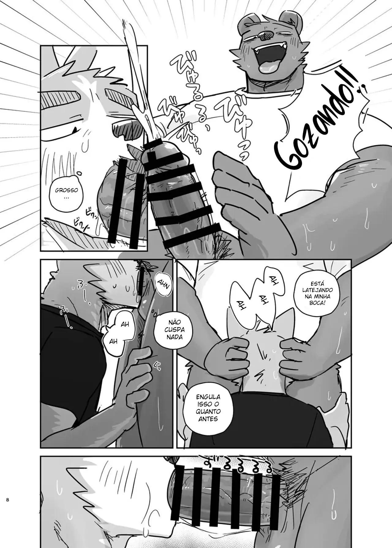 Transando Até A Campainha Tocar Hentai – Página 7