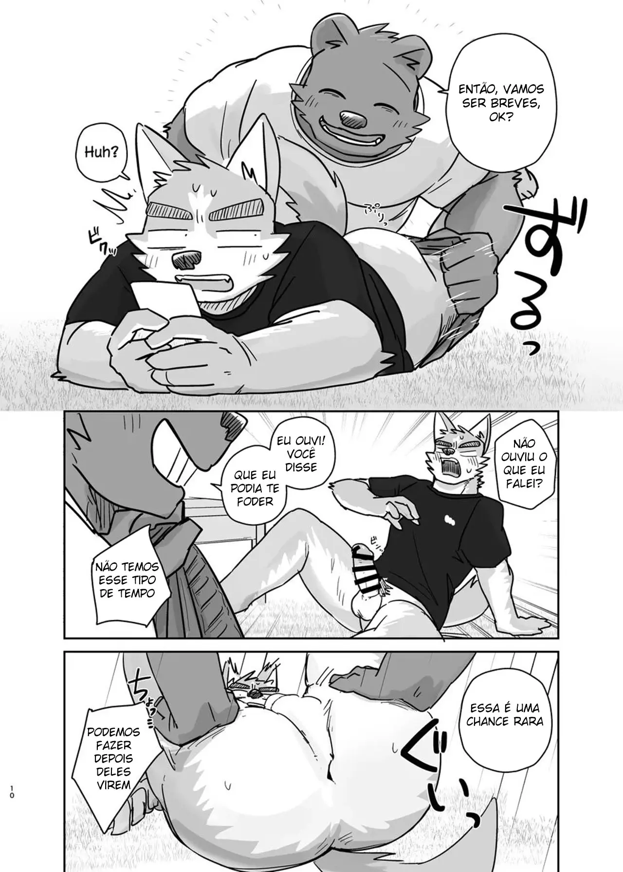 Transando Até A Campainha Tocar Hentai – Página 9