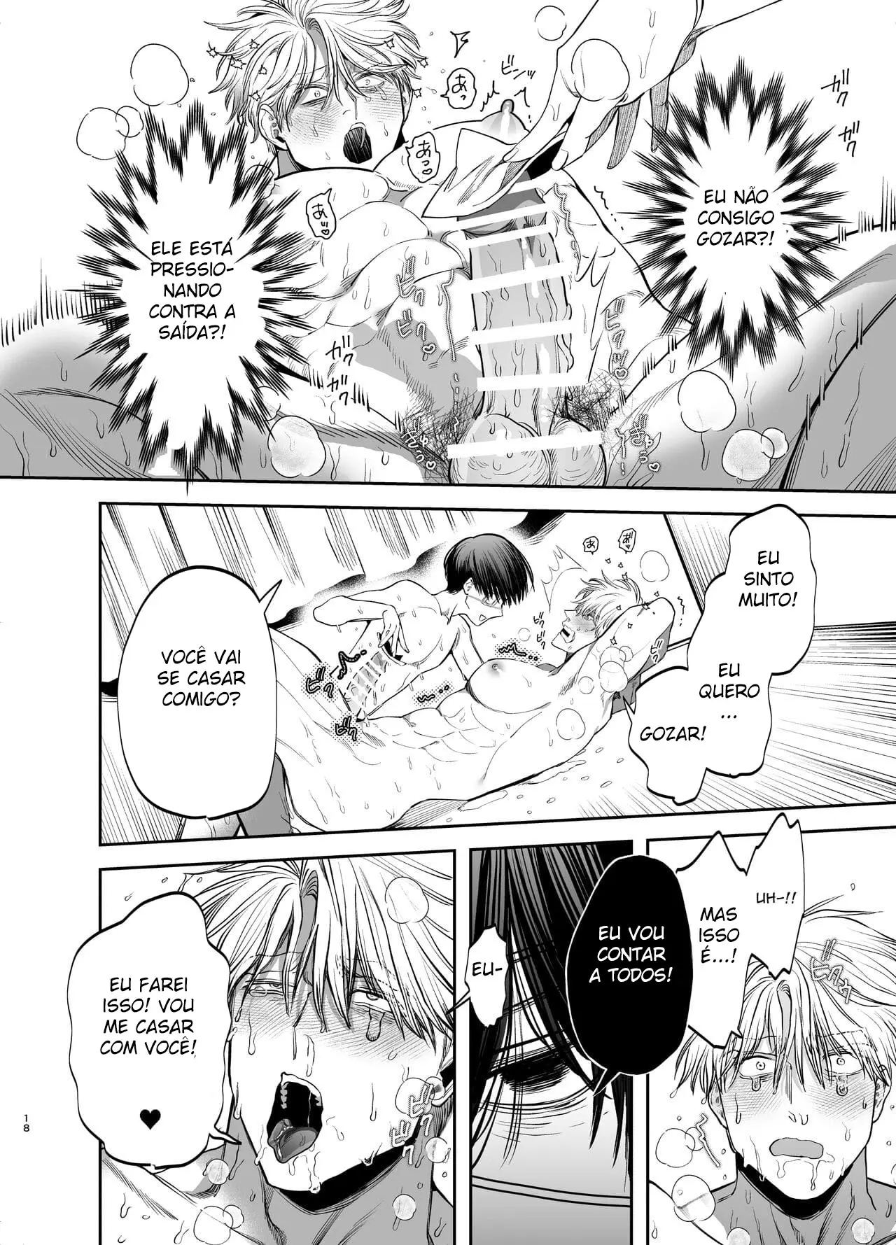 Treinado Sexualmente por Meu Aluno Com Pau Excessivamente Grande, Me Tornei um Escravo Anal Hentai – Página 18