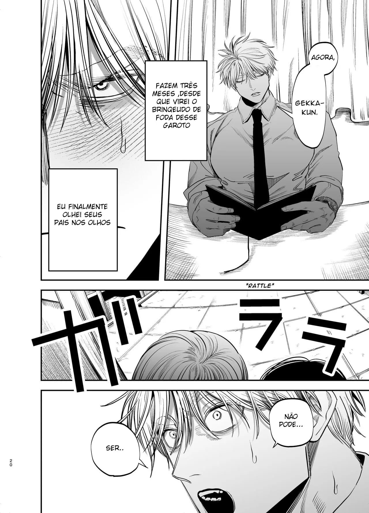 Treinado Sexualmente por Meu Aluno Com Pau Excessivamente Grande, Me Tornei um Escravo Anal Hentai – Página 20