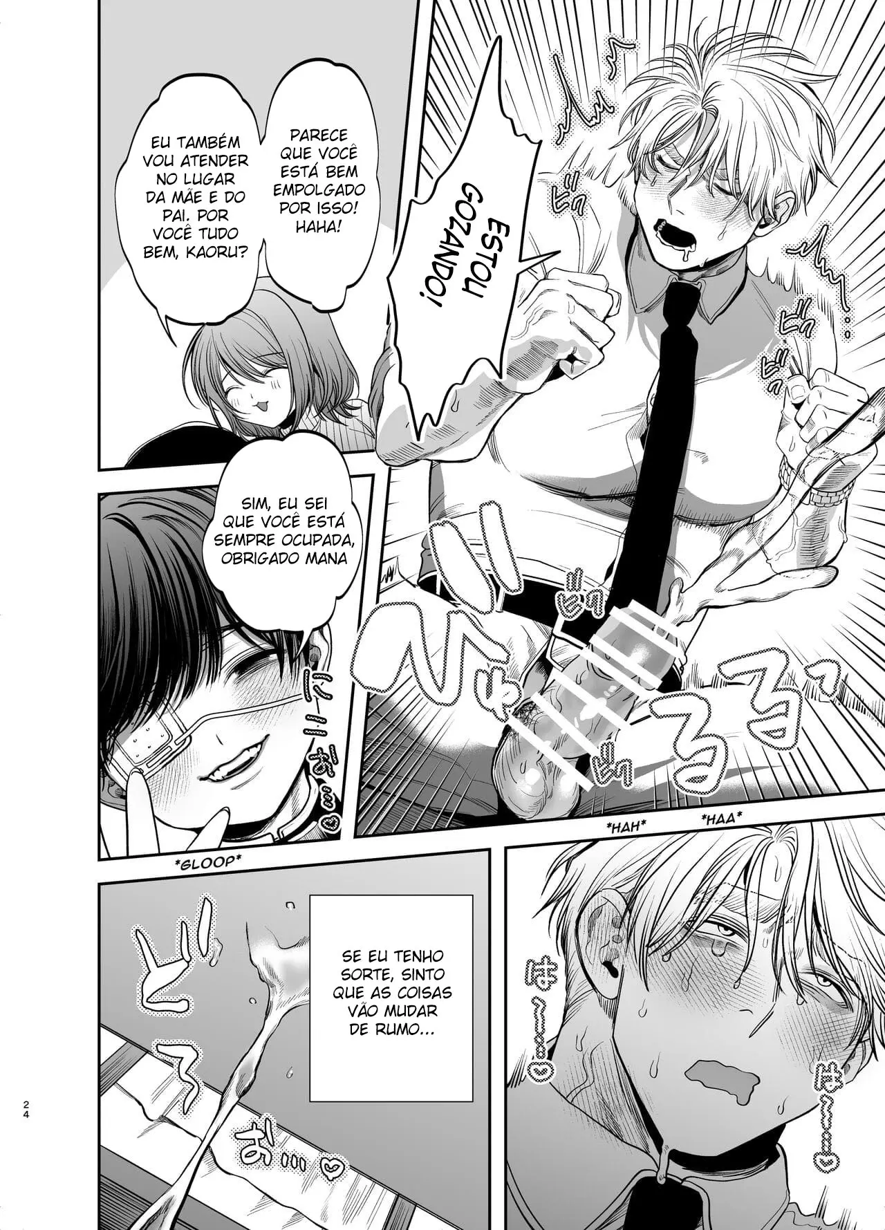 Treinado Sexualmente por Meu Aluno Com Pau Excessivamente Grande, Me Tornei um Escravo Anal Hentai – Página 24