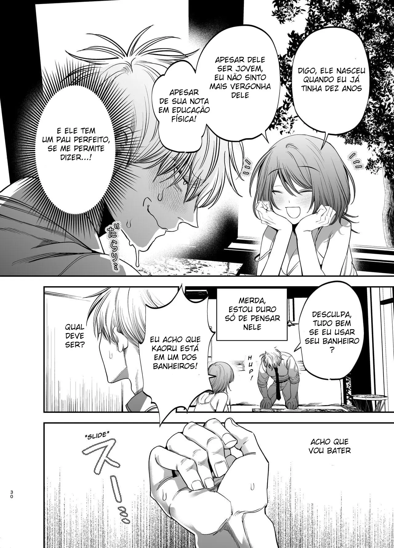 Treinado Sexualmente por Meu Aluno Com Pau Excessivamente Grande, Me Tornei um Escravo Anal Hentai – Página 30