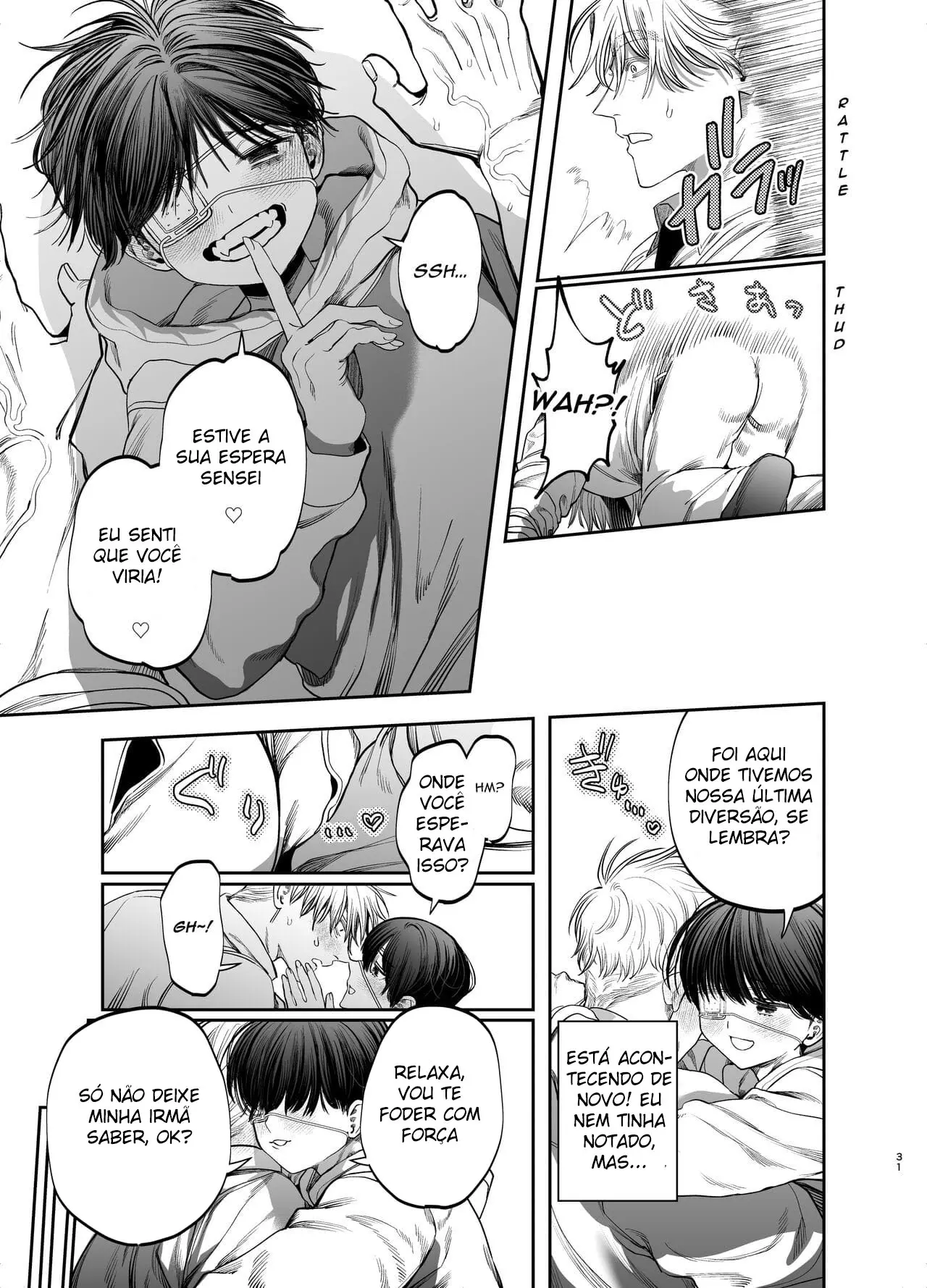 Treinado Sexualmente por Meu Aluno Com Pau Excessivamente Grande, Me Tornei um Escravo Anal Hentai – Página 31