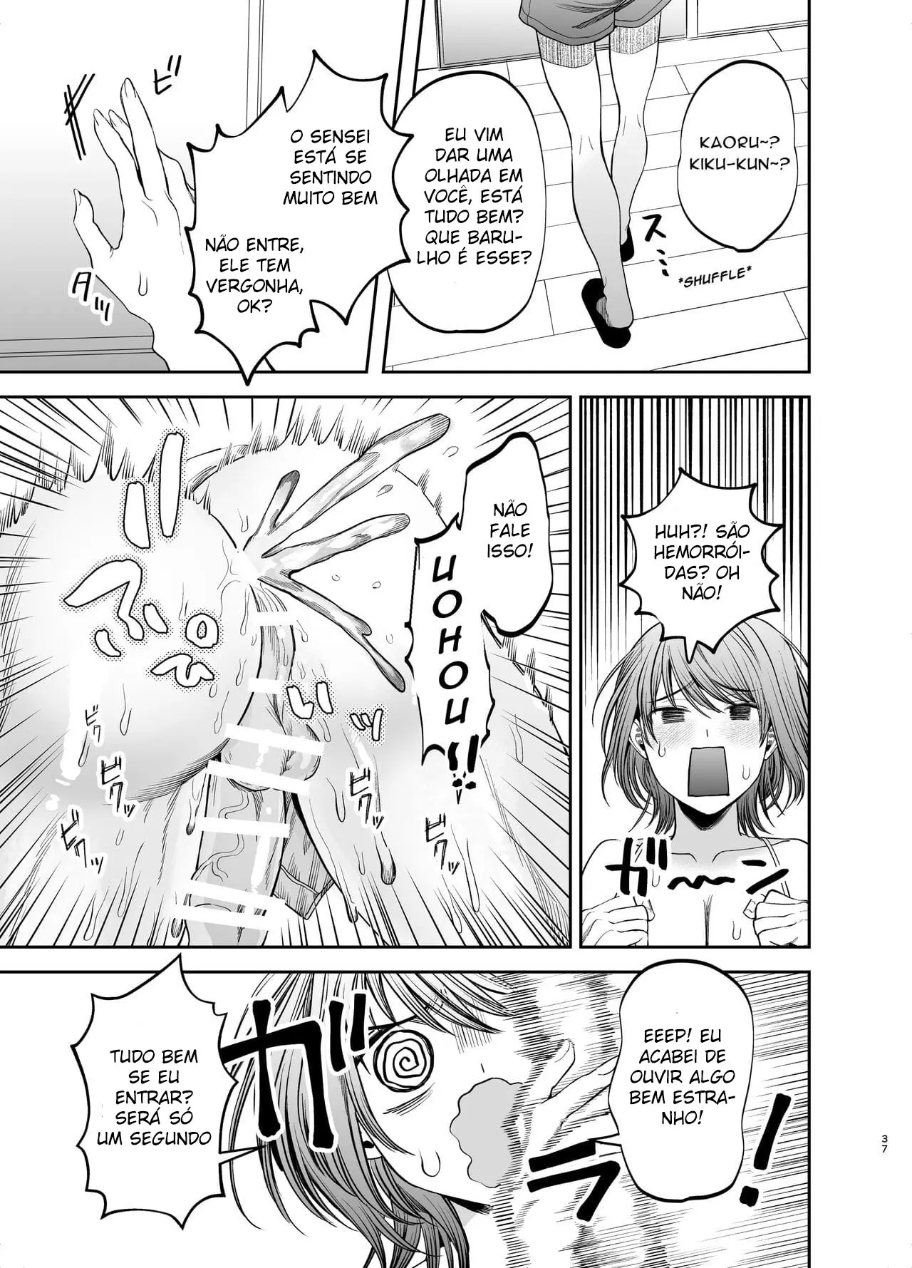 Treinado Sexualmente por Meu Aluno Com Pau Excessivamente Grande, Me Tornei um Escravo Anal Hentai – Página 37