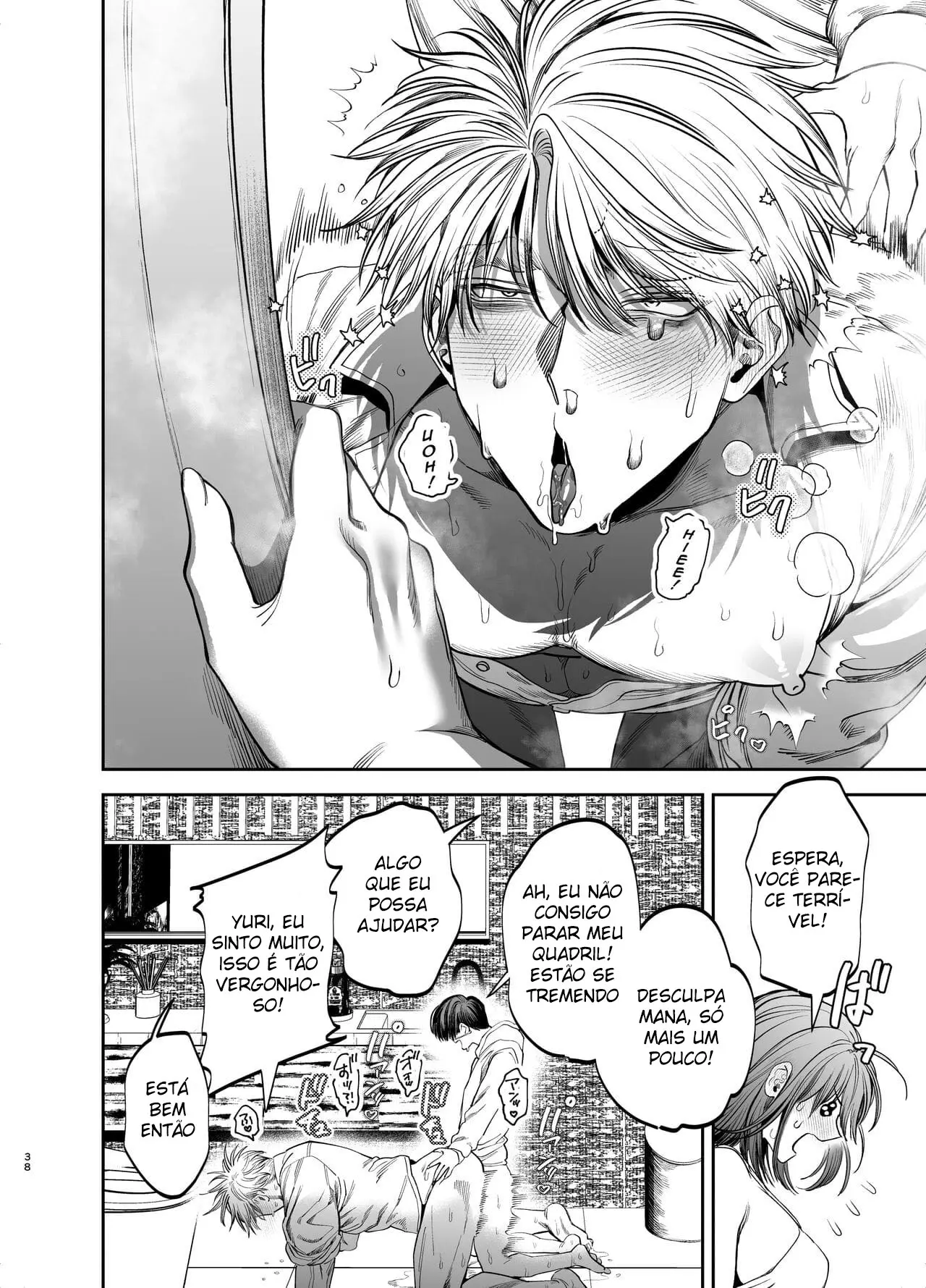 Treinado Sexualmente por Meu Aluno Com Pau Excessivamente Grande, Me Tornei um Escravo Anal Hentai – Página 38