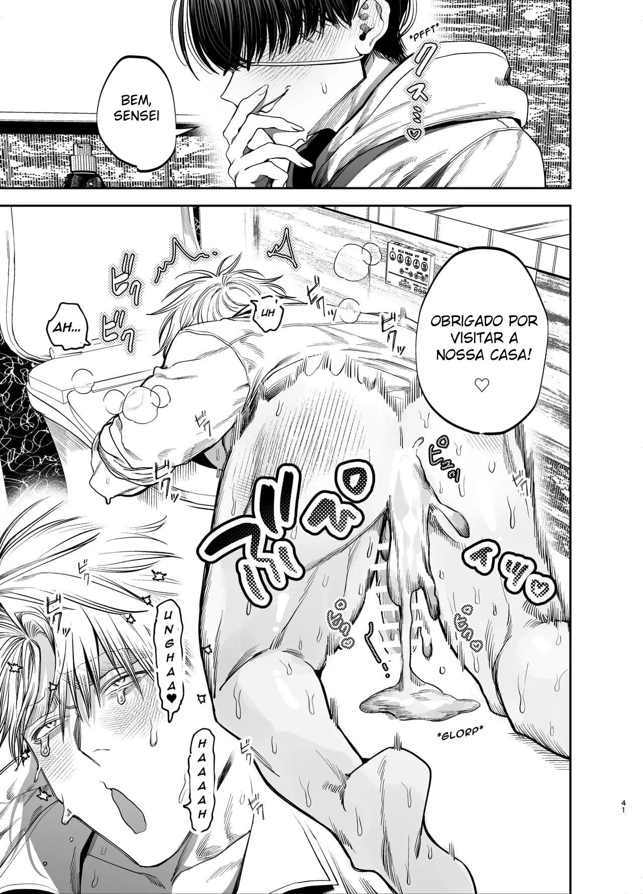 Treinado Sexualmente por Meu Aluno Com Pau Excessivamente Grande, Me Tornei um Escravo Anal Hentai – Página 41