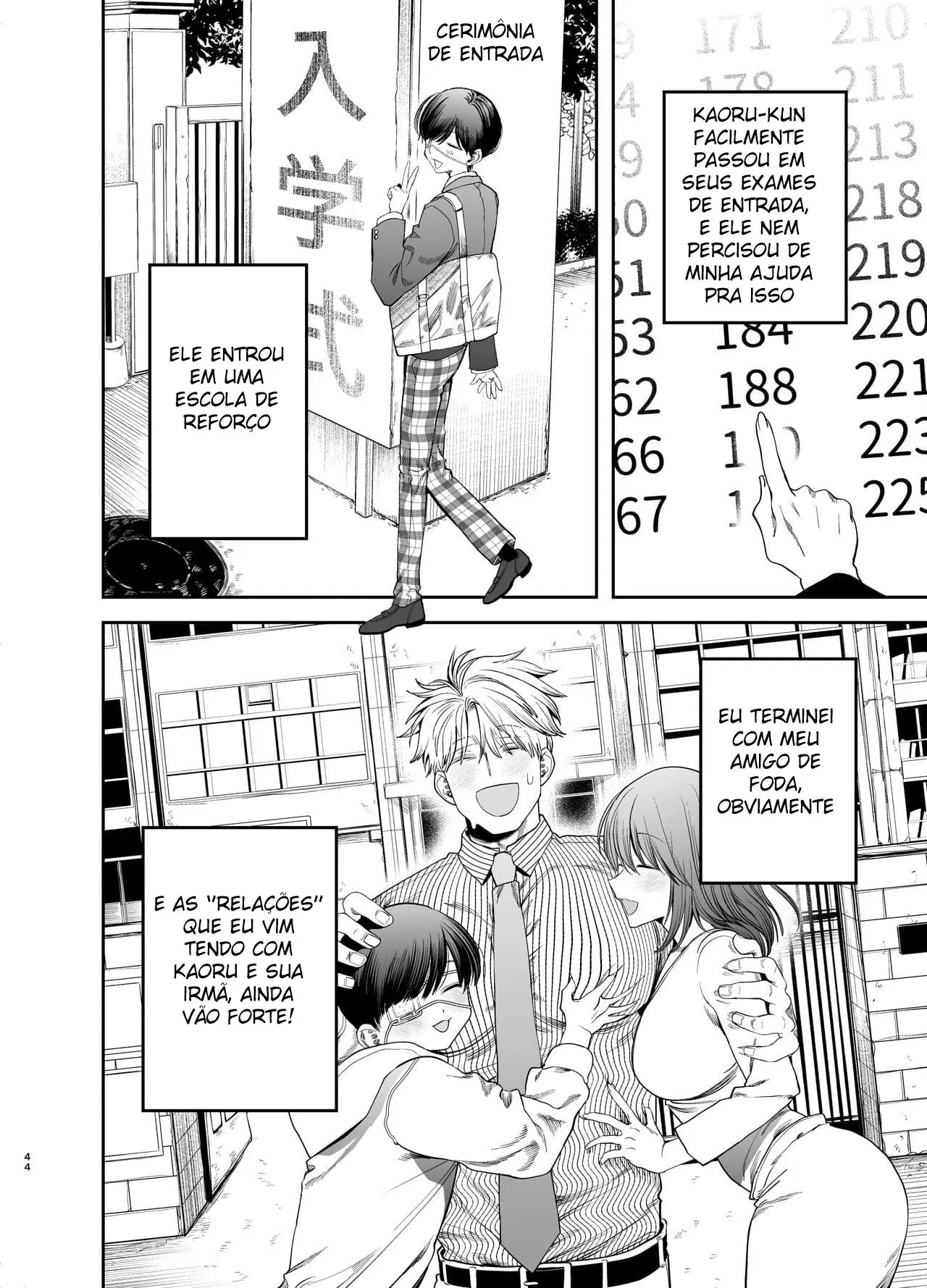 Treinado Sexualmente por Meu Aluno Com Pau Excessivamente Grande, Me Tornei um Escravo Anal Hentai – Página 44