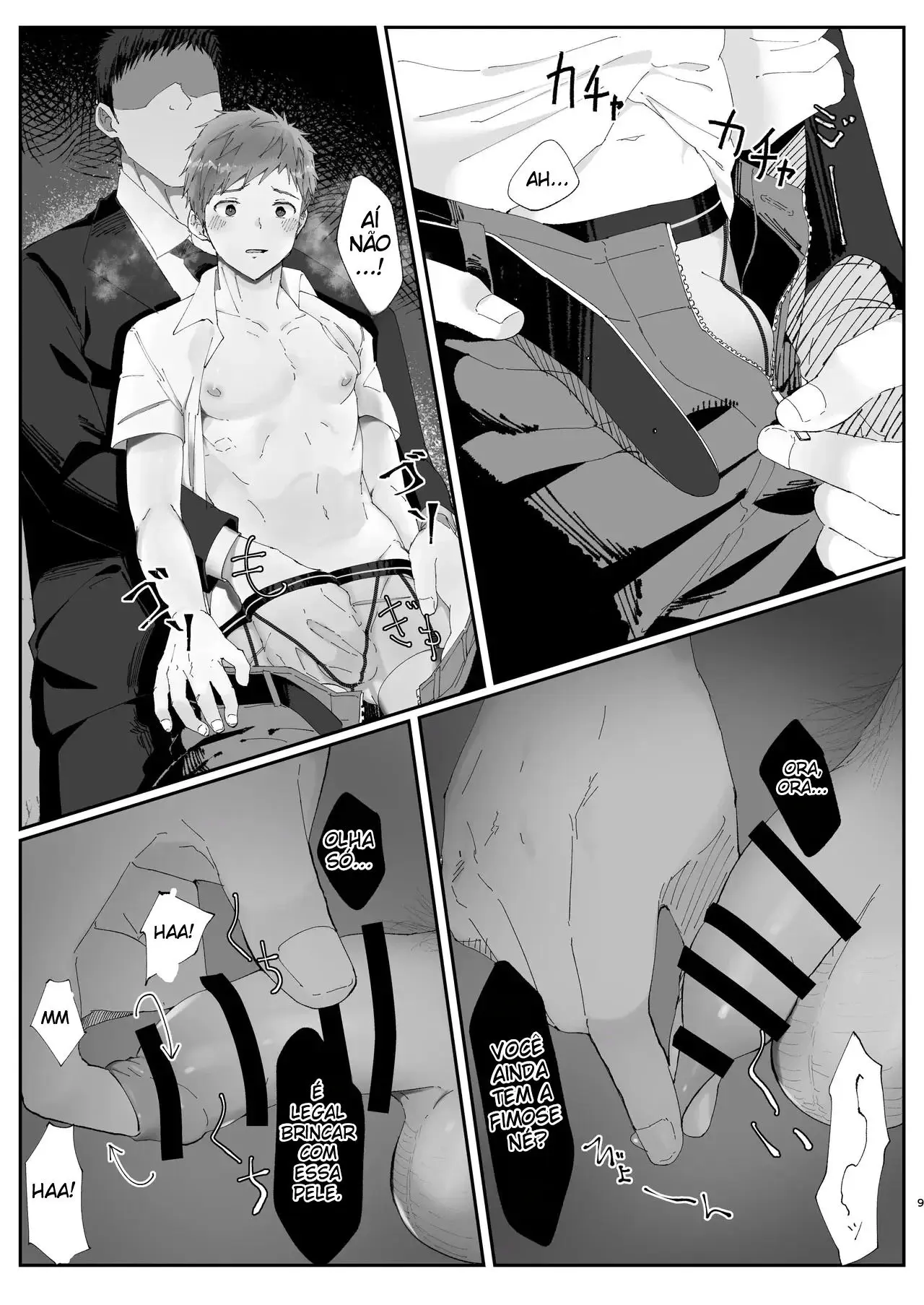 Trem do Primeiro Amor ~ Como Se o Amor Pudesse Começar Com Assédio no Trem ~ Hentai – Página 9