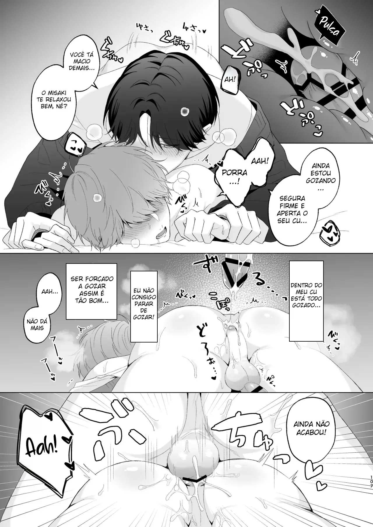 Três Irmãos, Muito Próximos, Fazendo Coisas Safadezas e Recebendo Sexo Oral Hentai – Página 106