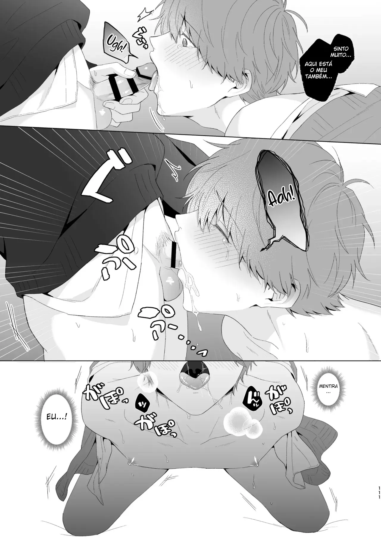 Três Irmãos, Muito Próximos, Fazendo Coisas Safadezas e Recebendo Sexo Oral Hentai – Página 110