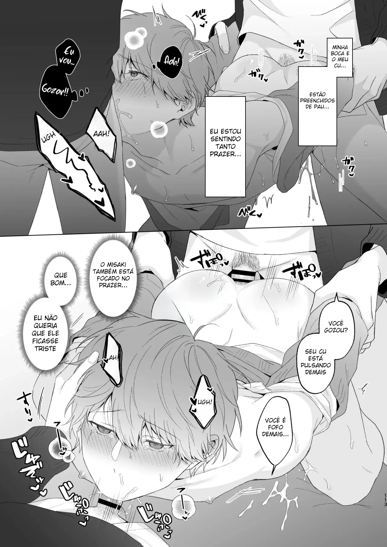 Três Irmãos, Muito Próximos, Fazendo Coisas Safadezas e Recebendo Sexo Oral Hentai – Página 112