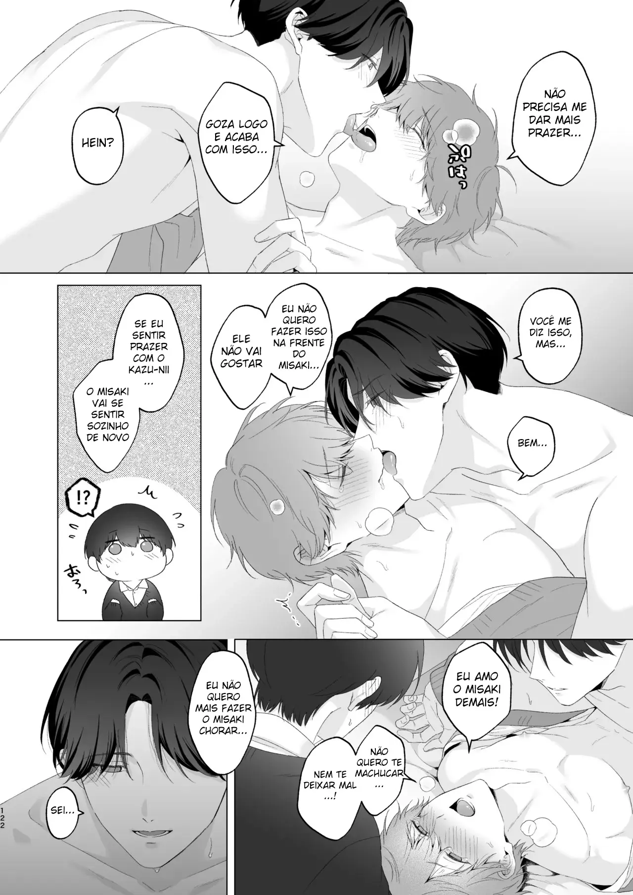 Três Irmãos, Muito Próximos, Fazendo Coisas Safadezas e Recebendo Sexo Oral Hentai – Página 121