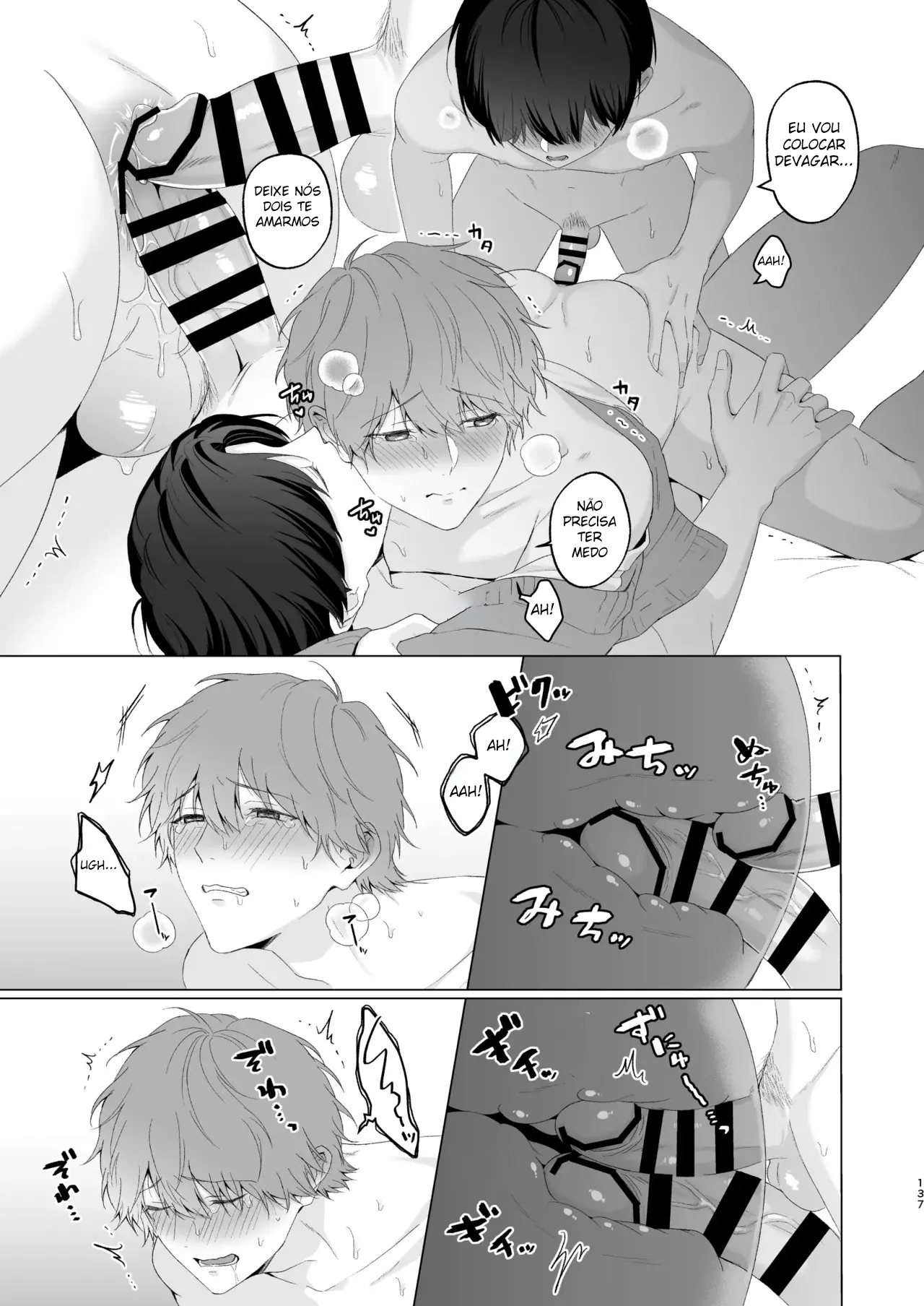 Três Irmãos, Muito Próximos, Fazendo Coisas Safadezas e Recebendo Sexo Oral Hentai – Página 136