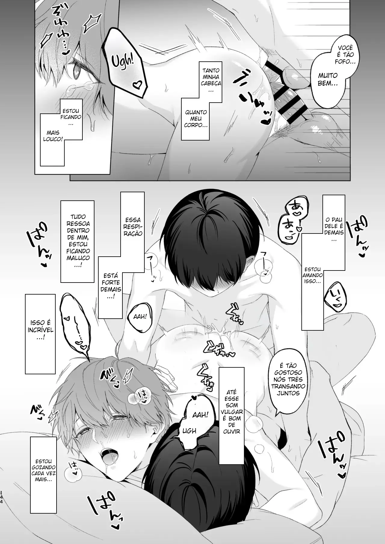 Três Irmãos, Muito Próximos, Fazendo Coisas Safadezas e Recebendo Sexo Oral Hentai – Página 143