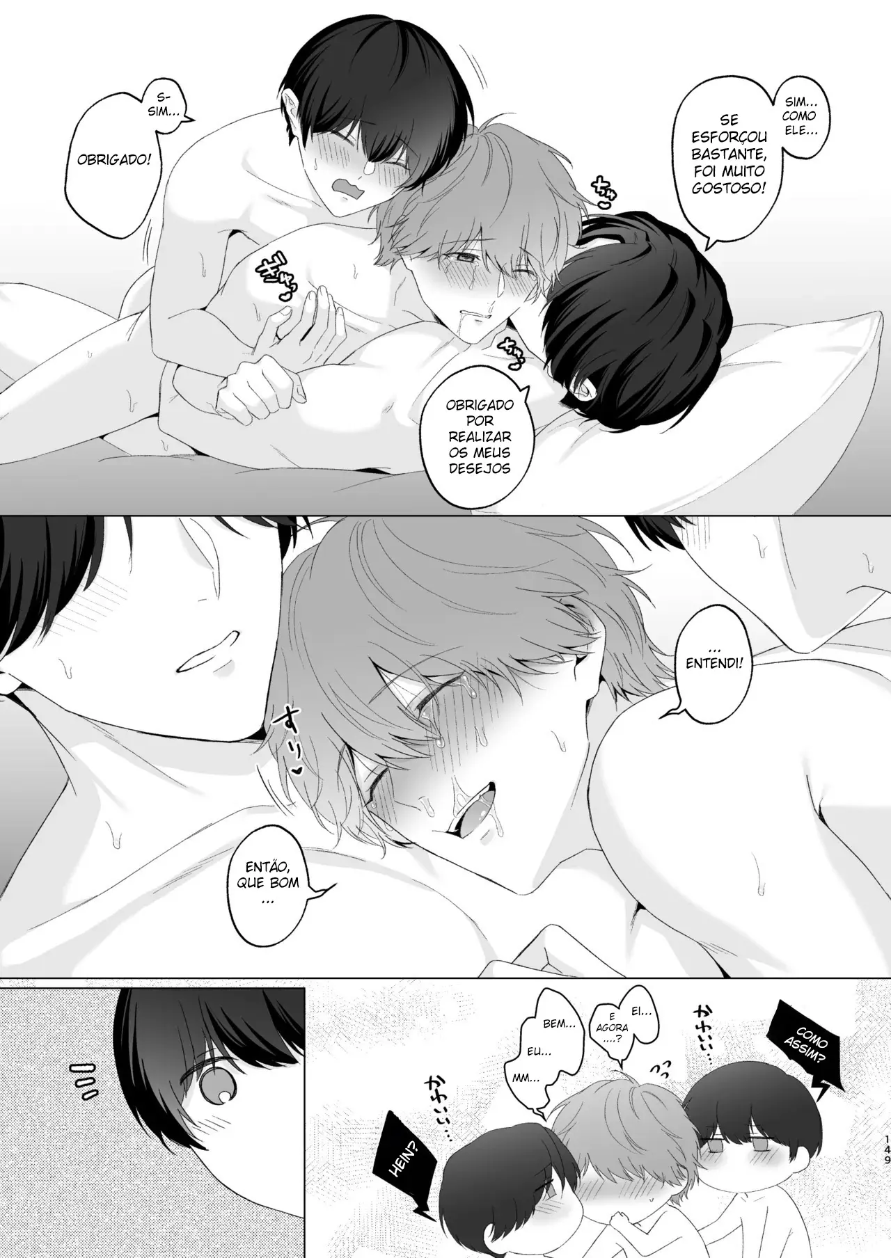 Três Irmãos, Muito Próximos, Fazendo Coisas Safadezas e Recebendo Sexo Oral Hentai – Página 148