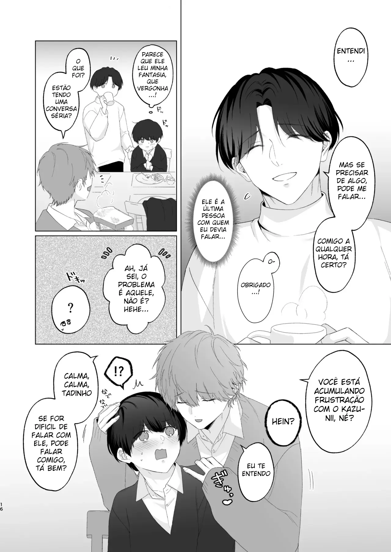 Três Irmãos, Muito Próximos, Fazendo Coisas Safadezas e Recebendo Sexo Oral Hentai – Página 15