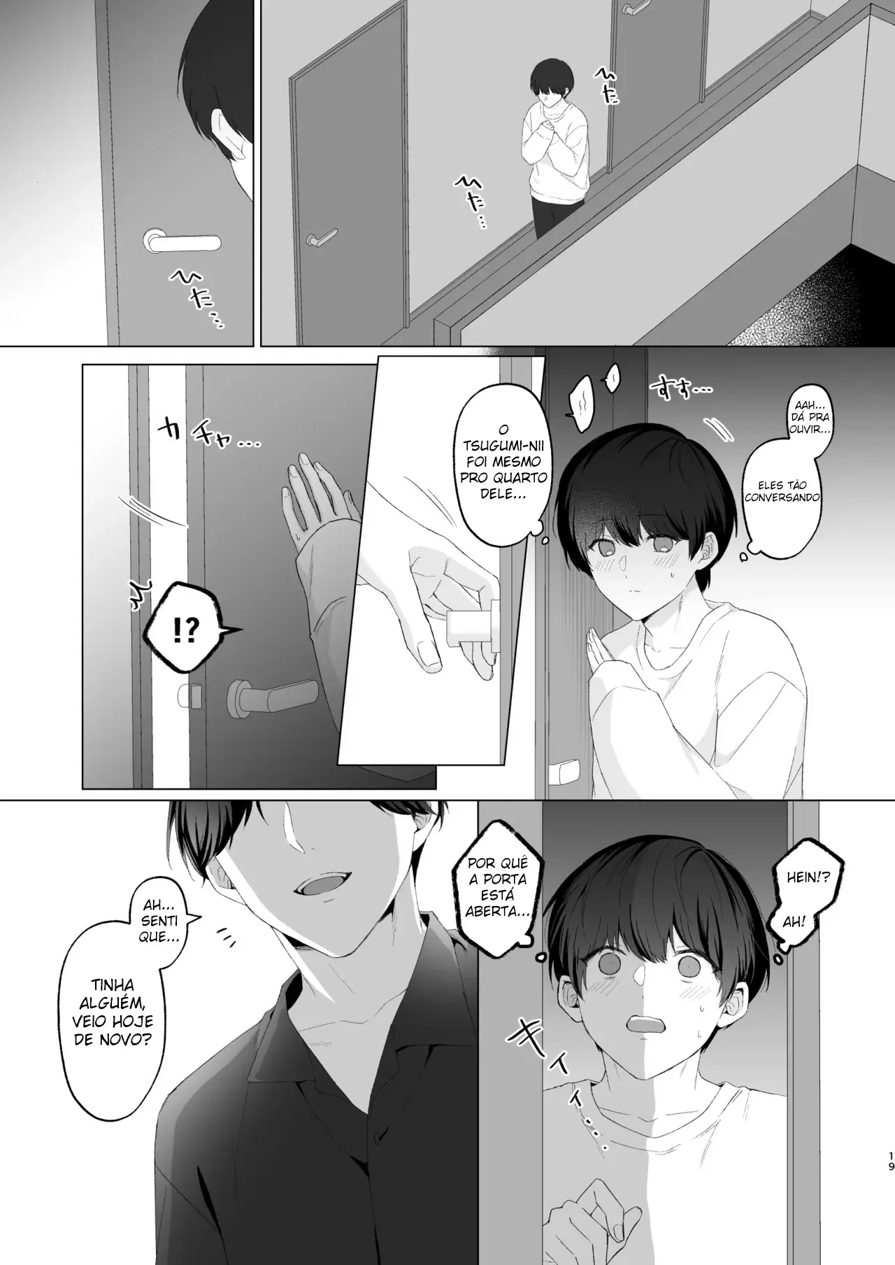 Três Irmãos, Muito Próximos, Fazendo Coisas Safadezas e Recebendo Sexo Oral Hentai – Página 18