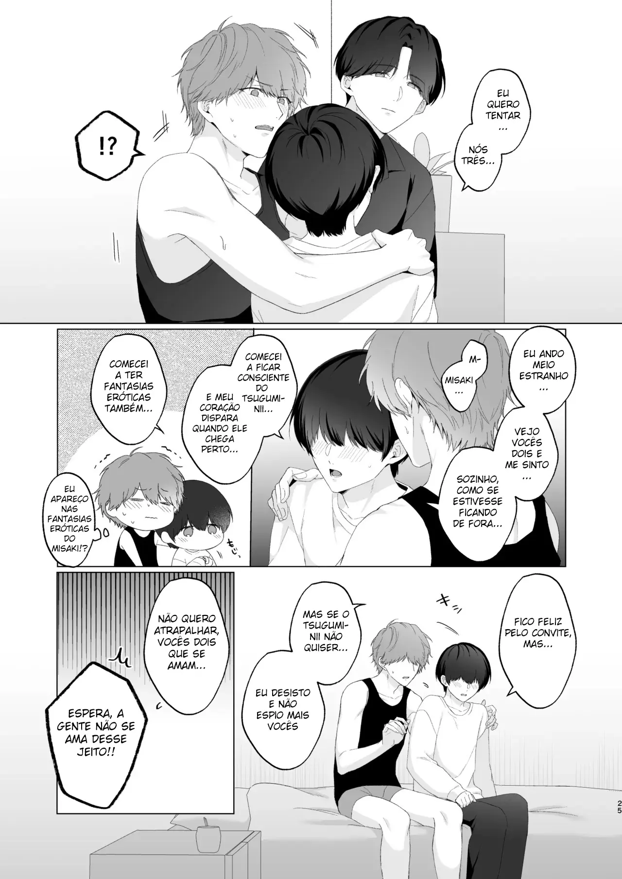 Três Irmãos, Muito Próximos, Fazendo Coisas Safadezas e Recebendo Sexo Oral Hentai – Página 24