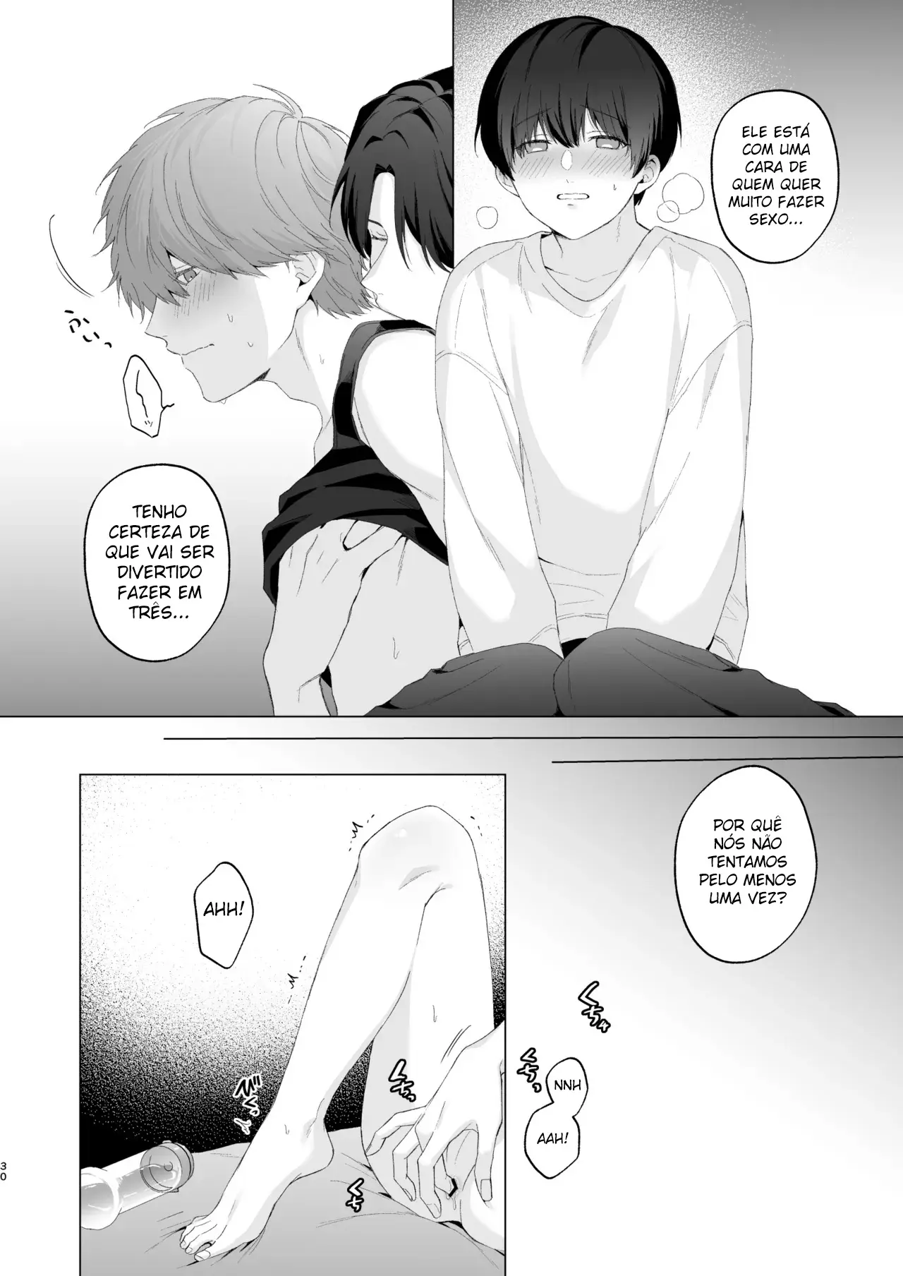 Três Irmãos, Muito Próximos, Fazendo Coisas Safadezas e Recebendo Sexo Oral Hentai – Página 29