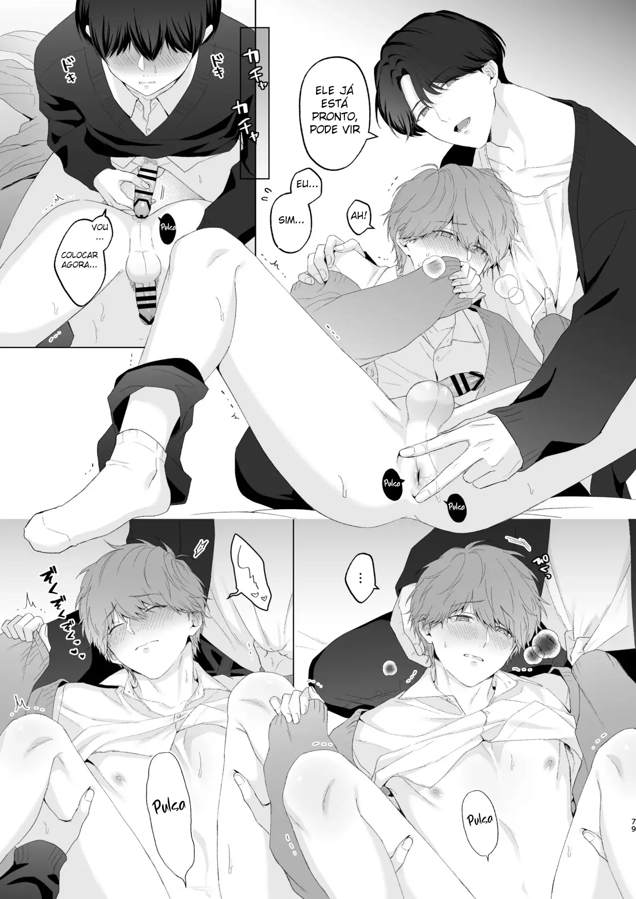 Três Irmãos, Muito Próximos, Fazendo Coisas Safadezas e Recebendo Sexo Oral Hentai – Página 78