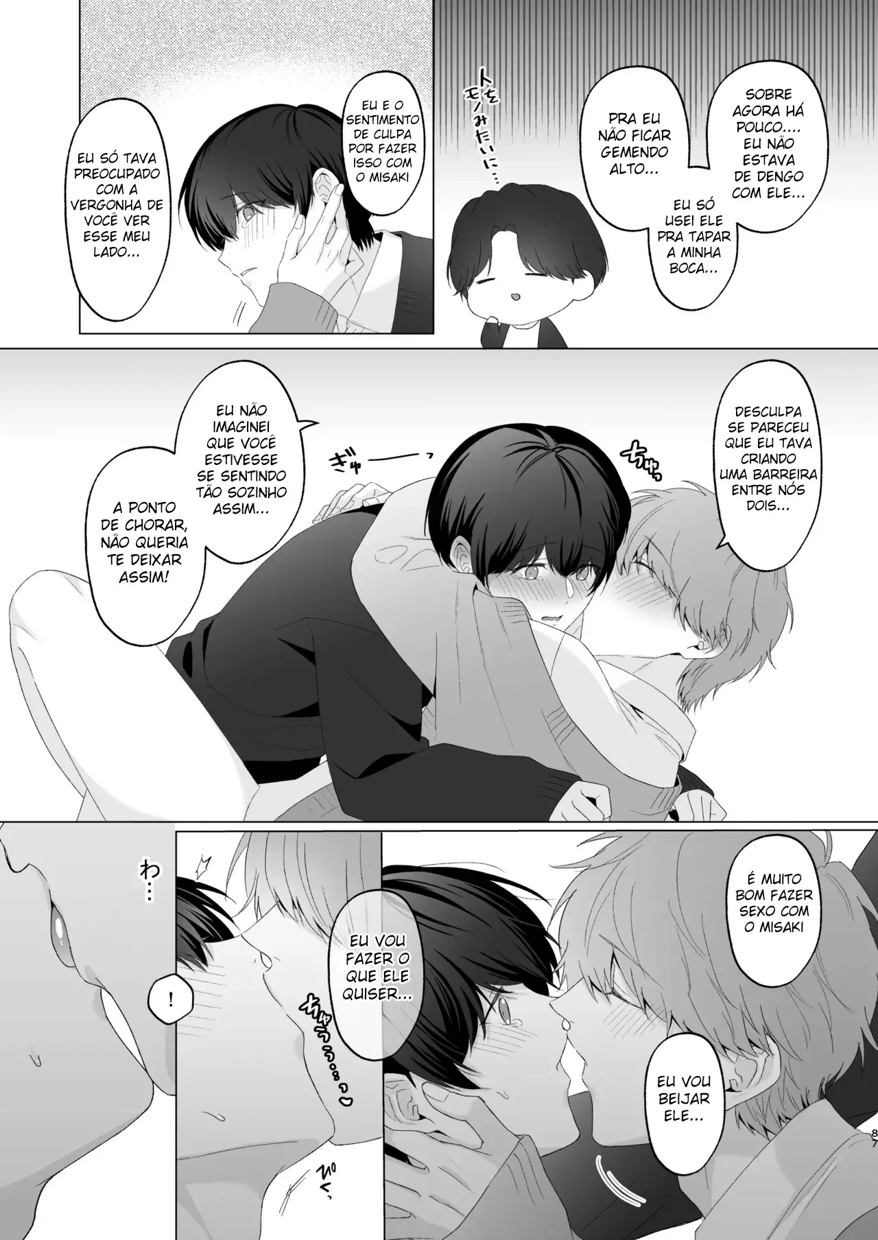 Três Irmãos, Muito Próximos, Fazendo Coisas Safadezas e Recebendo Sexo Oral Hentai – Página 86