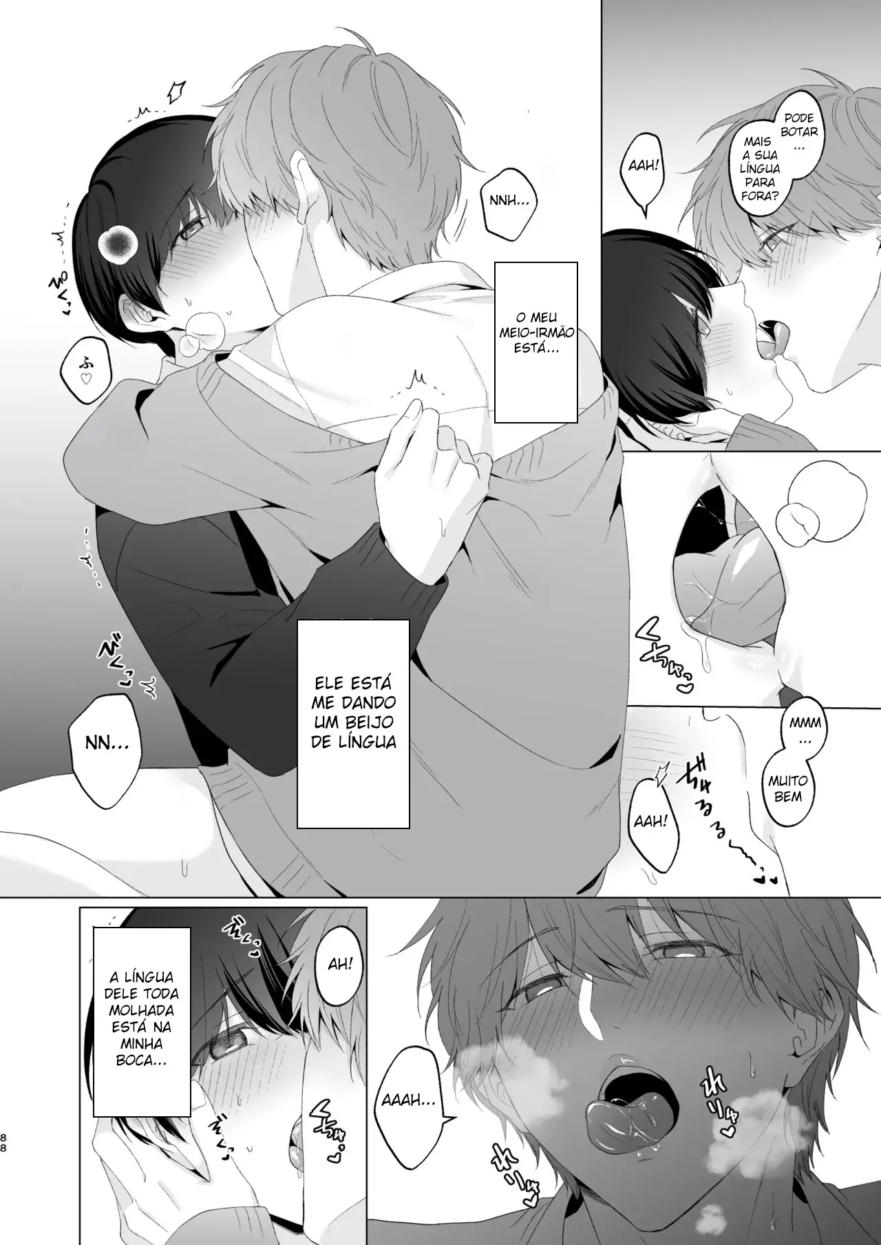 Três Irmãos, Muito Próximos, Fazendo Coisas Safadezas e Recebendo Sexo Oral Hentai – Página 87