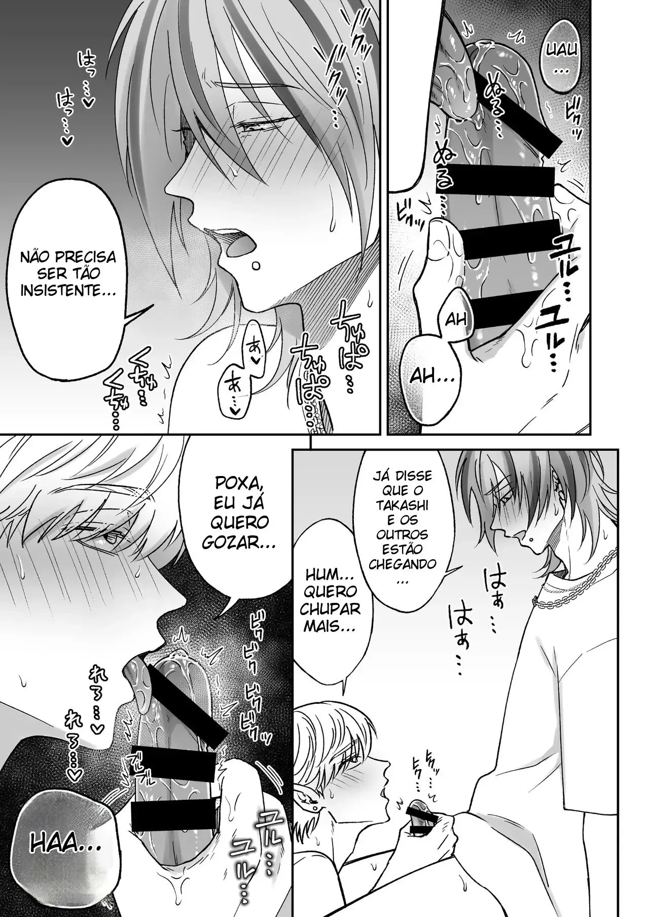 Trocando Carinhos na Praia Com Um Gyaruo no Nosso Segundo Mês de Namoro Hentai – Página 13